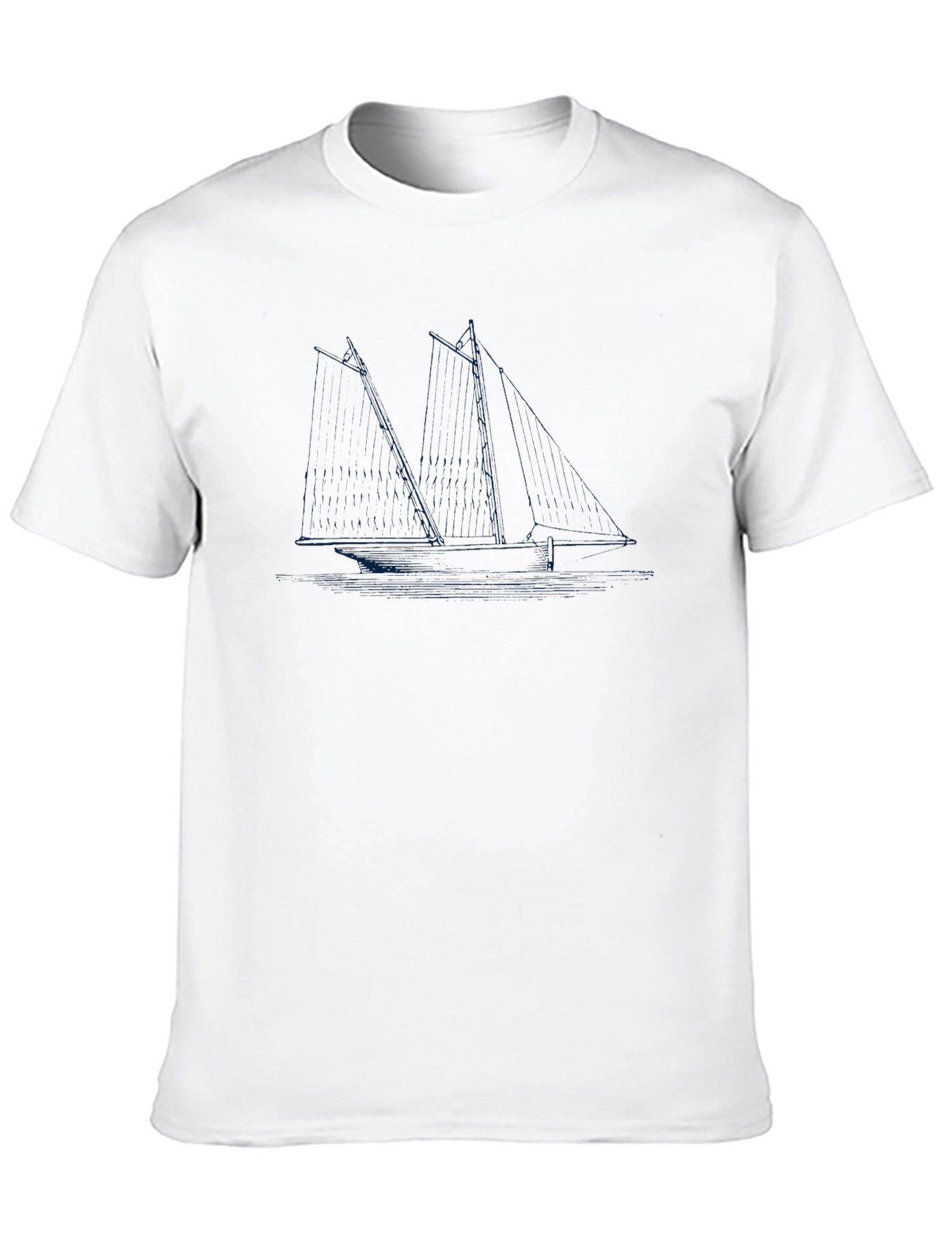 Abstract Sailing T-Shirt - Modern Graphic Tee