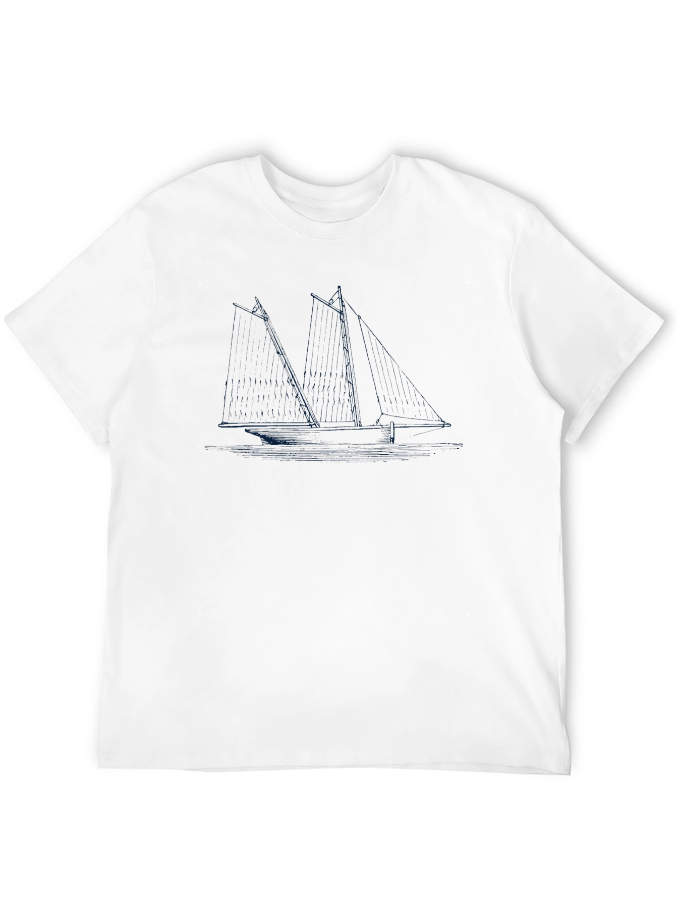 Abstract Sailing T-Shirt - Modern Graphic Tee