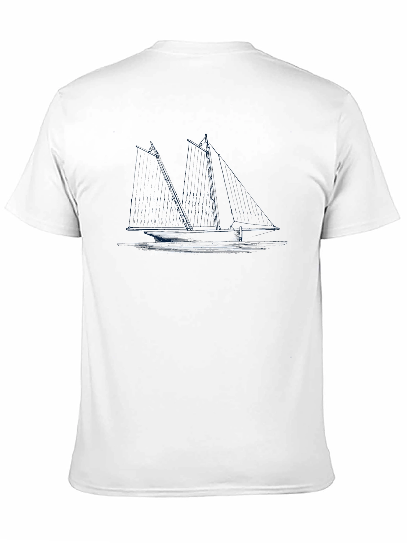 Abstract Sailing T-Shirt - Modern Graphic Tee