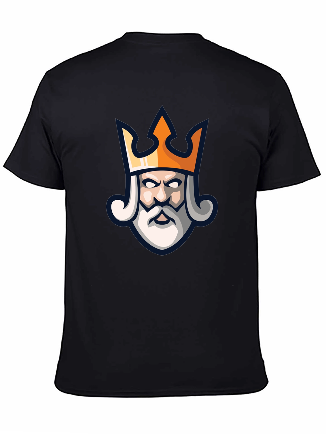 King Head Graphic T-Shirt - Black