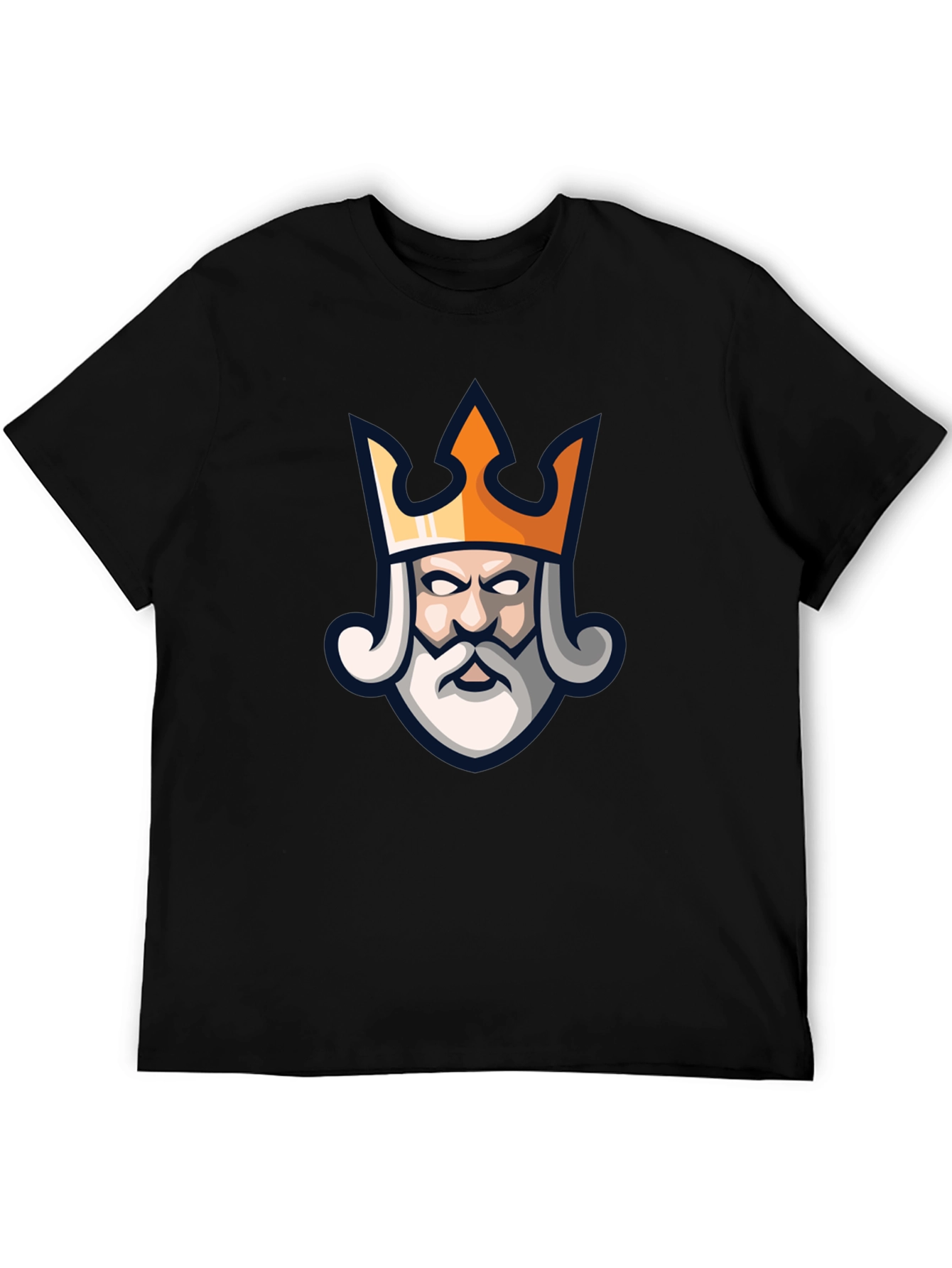 King Head Graphic T-Shirt - Black