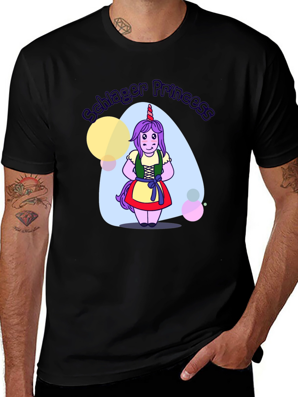 Unicorn Schlager Princess T-Shirt