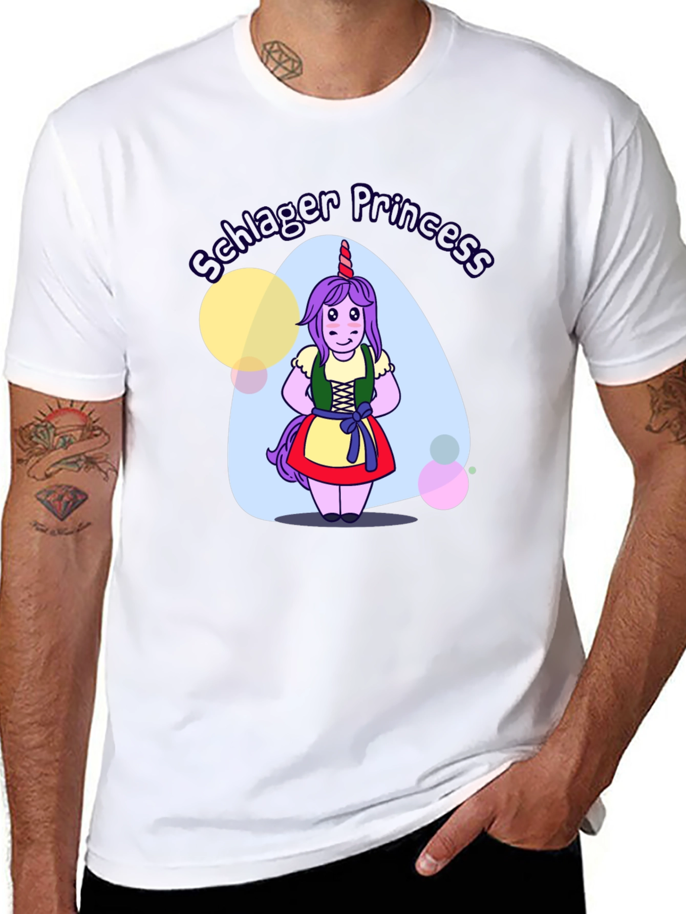 Unicorn Schlager Princess T-Shirt
