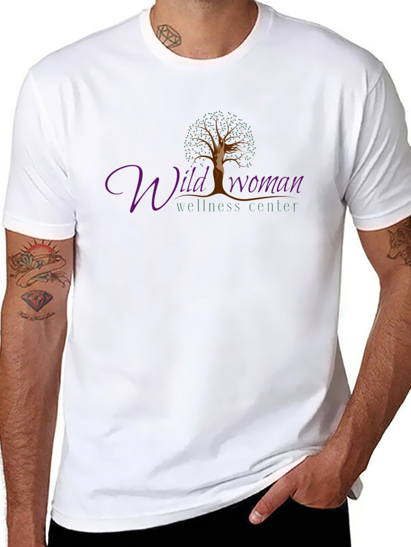 Wild Woman Wellness Center T-Shirt - Black