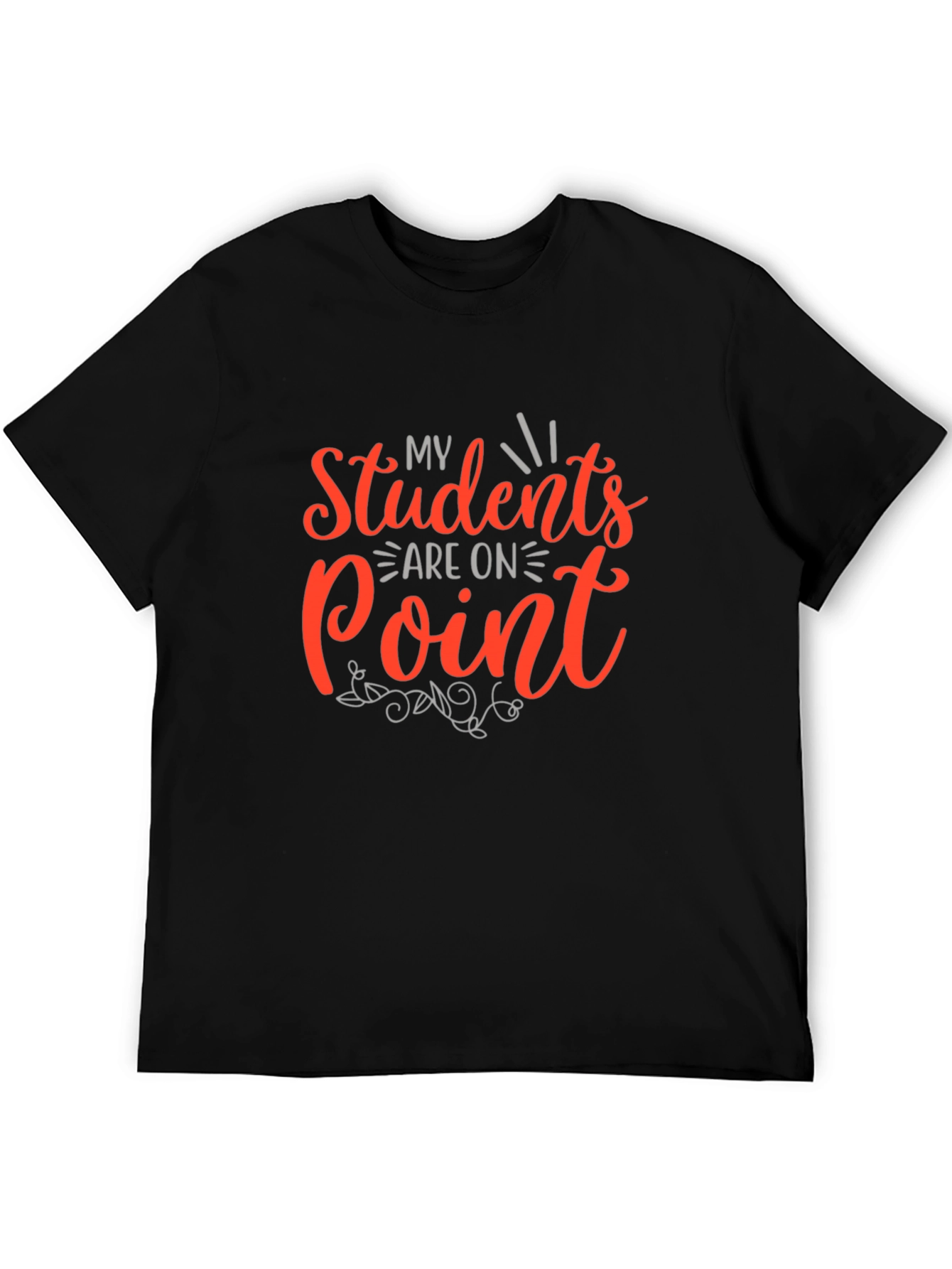 My Students Are On Point Black T-Shirt