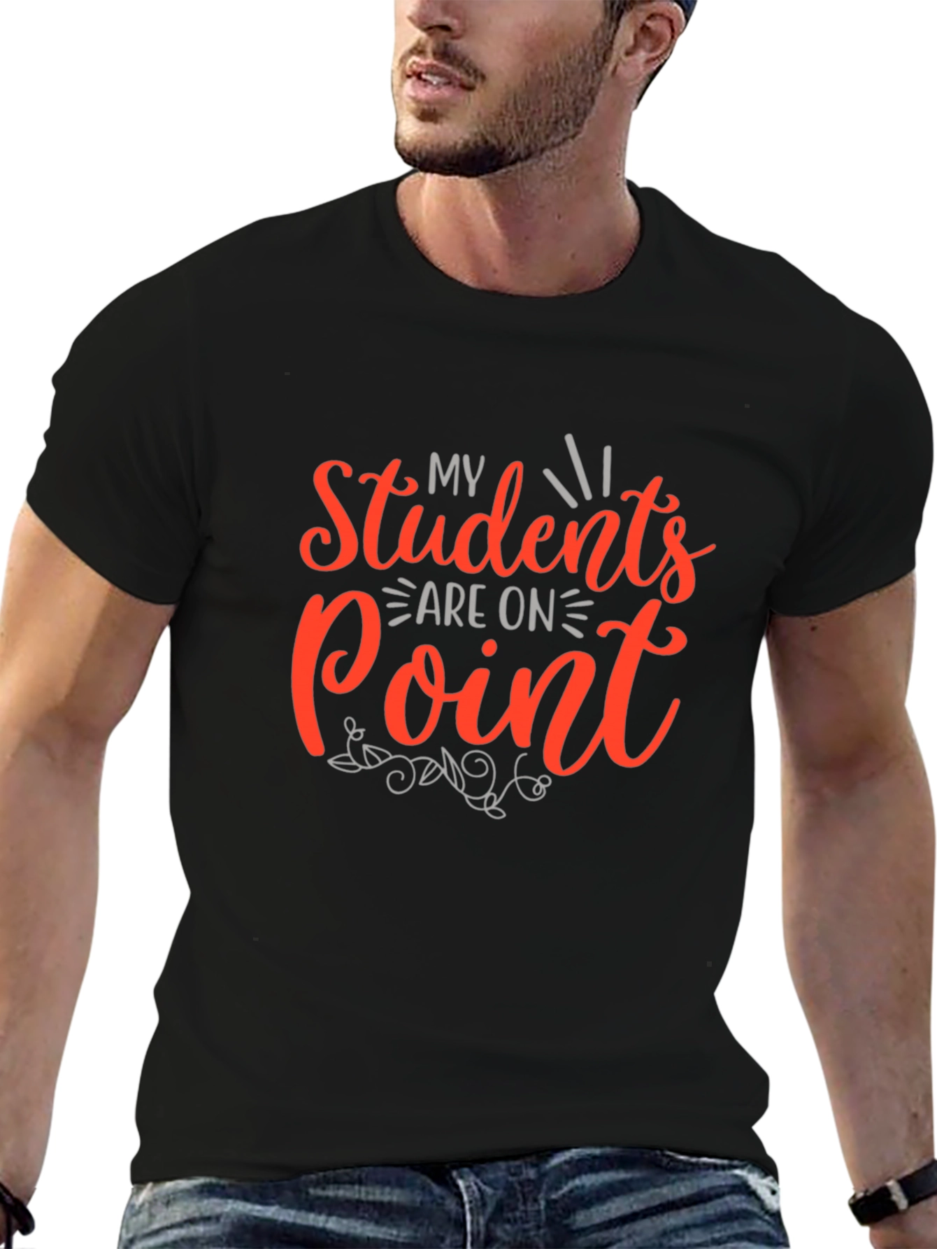 My Students Are On Point Black T-Shirt