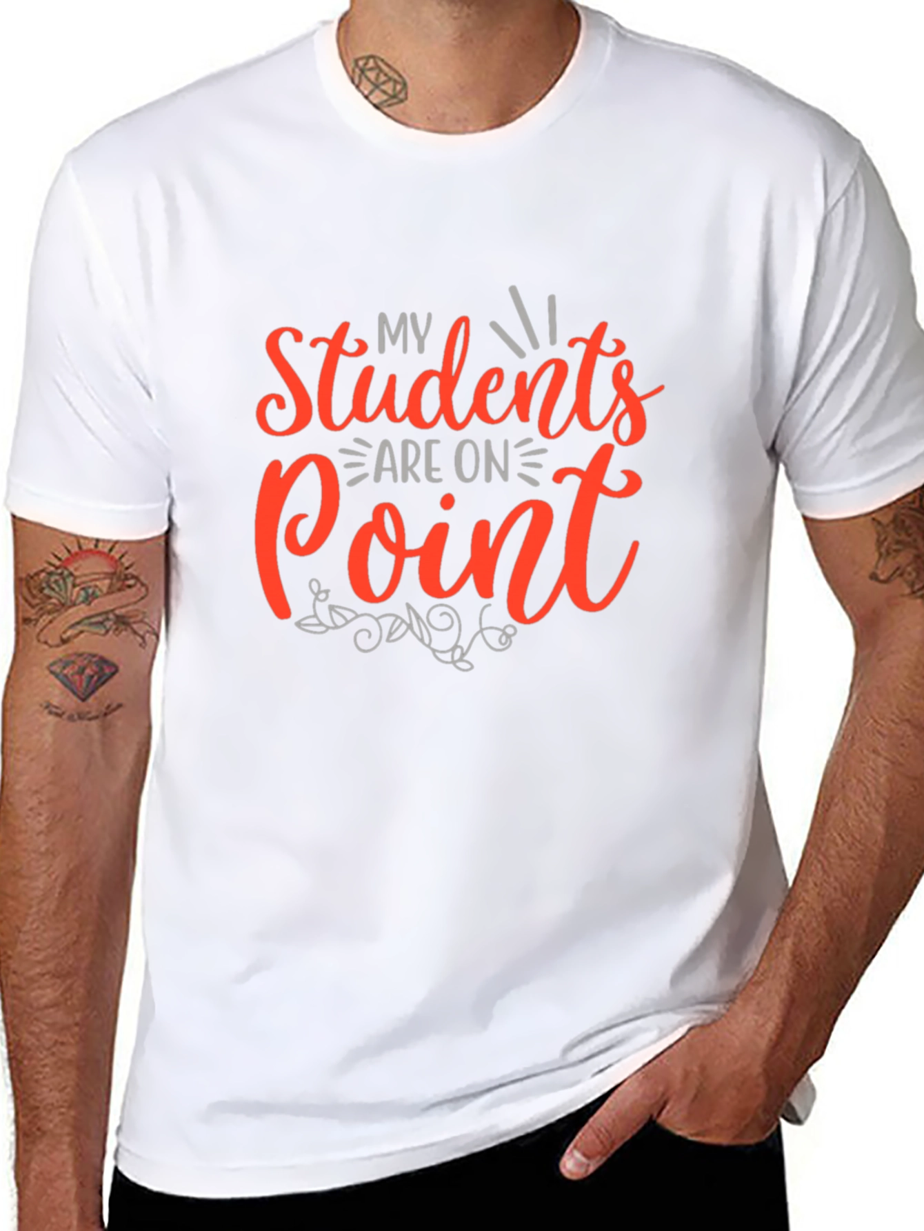My Students Are On Point Black T-Shirt