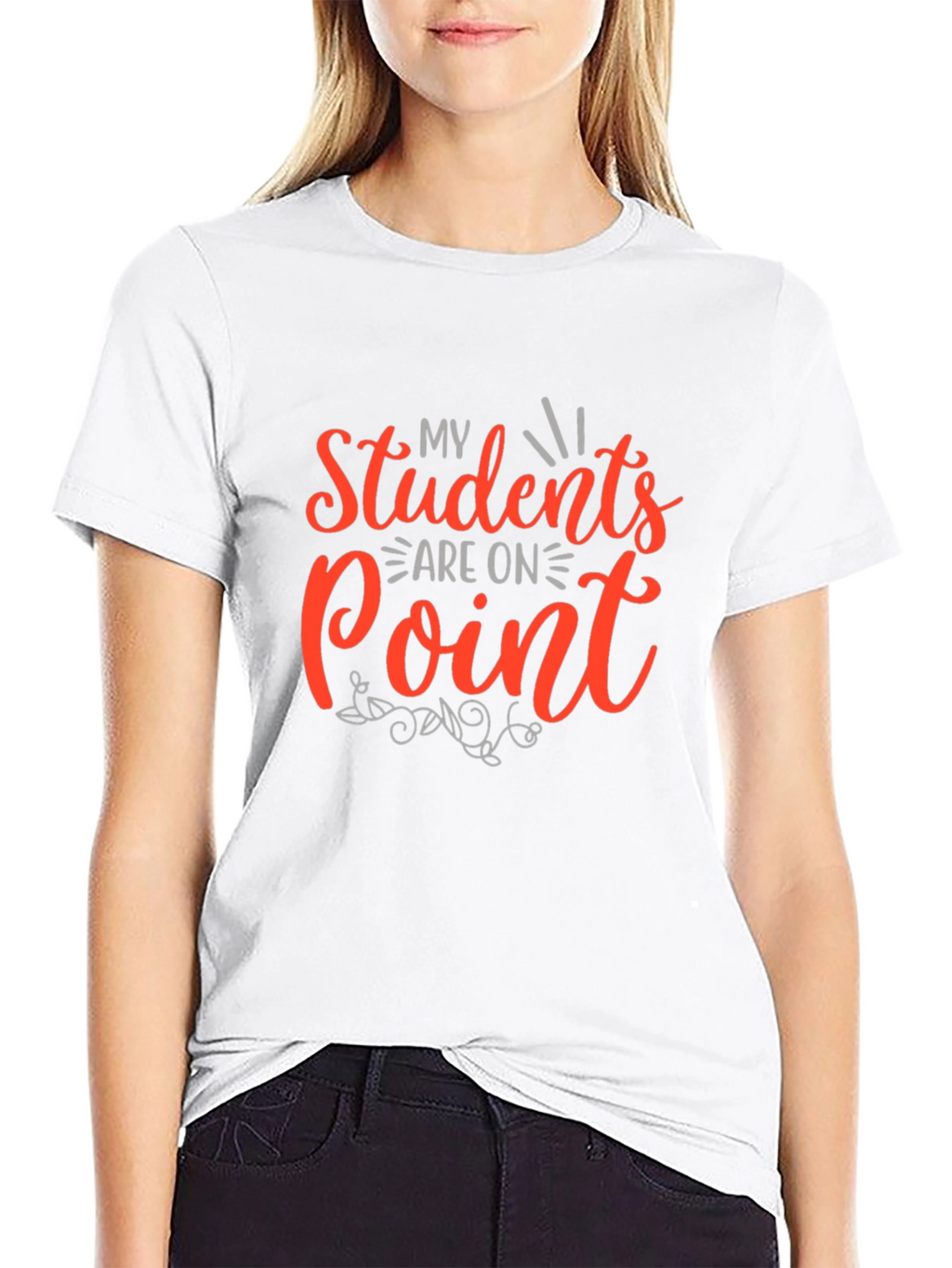 My Students Are On Point Black T-Shirt