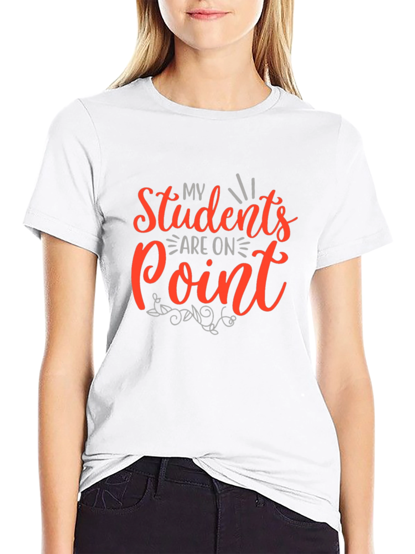 My Students Are On Point Black T-Shirt