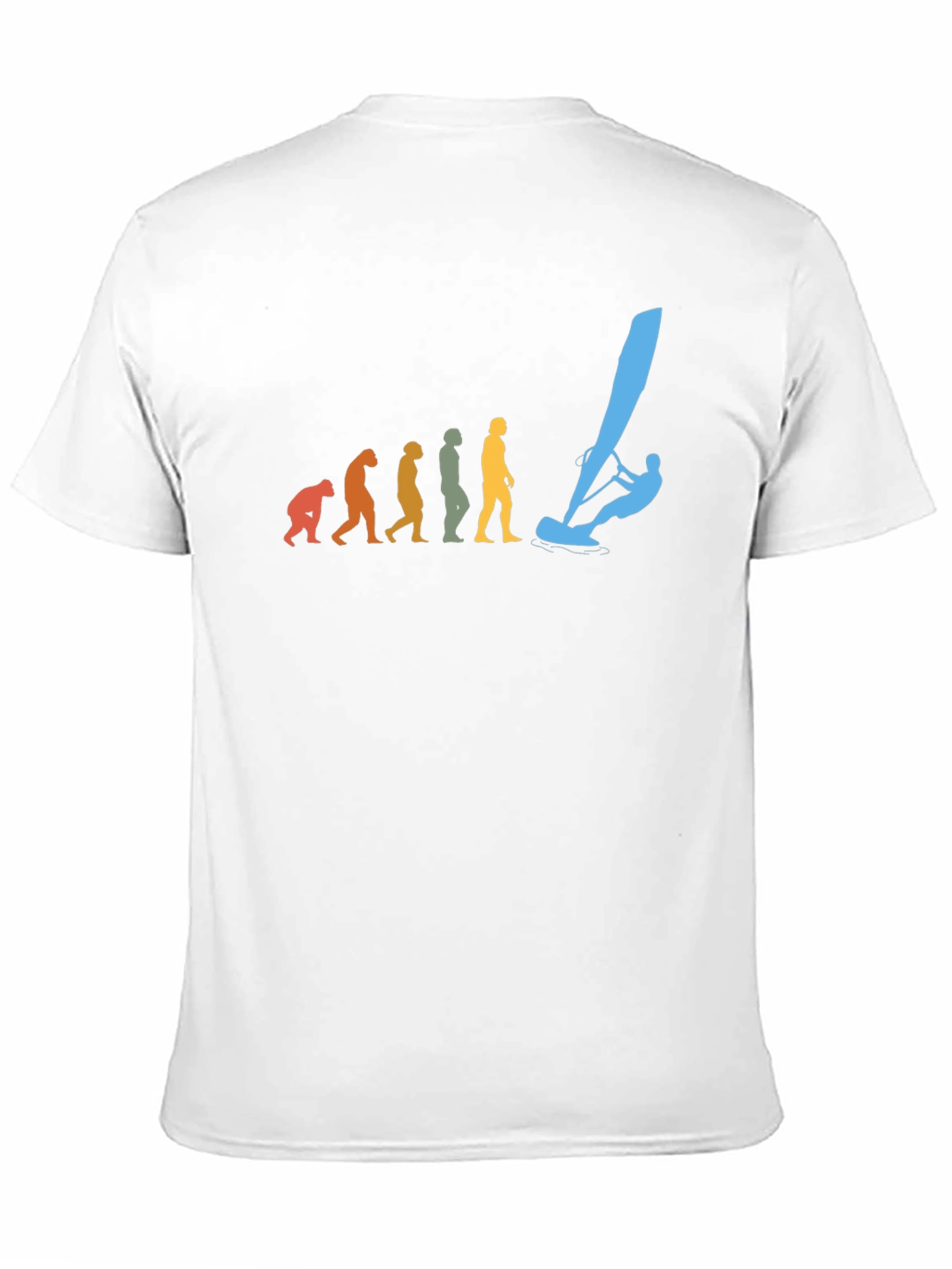 Evolution Windsurfing T-Shirt Black Cotton