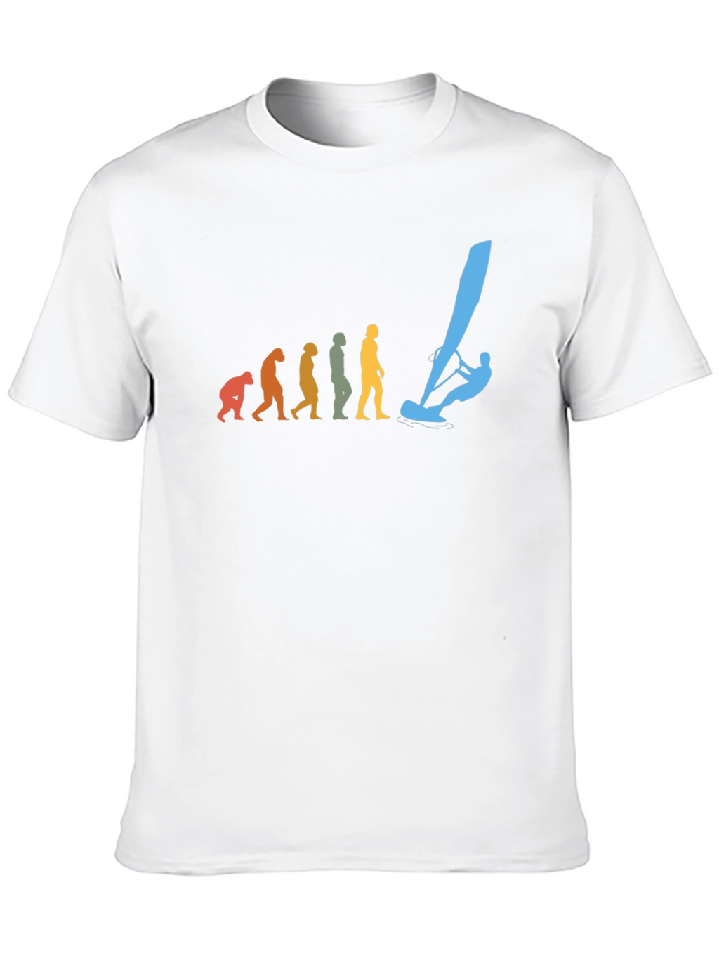 Evolution Windsurfing T-Shirt Black Cotton