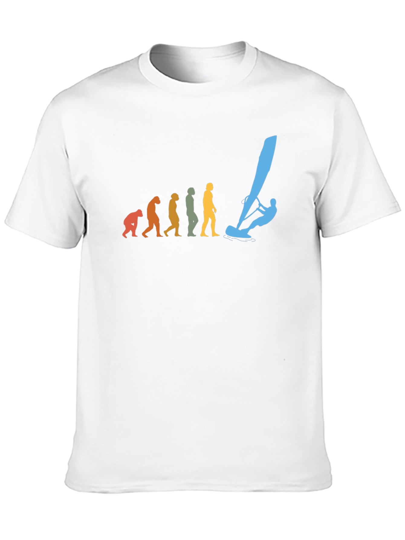 Evolution Windsurfing T-Shirt Black Cotton