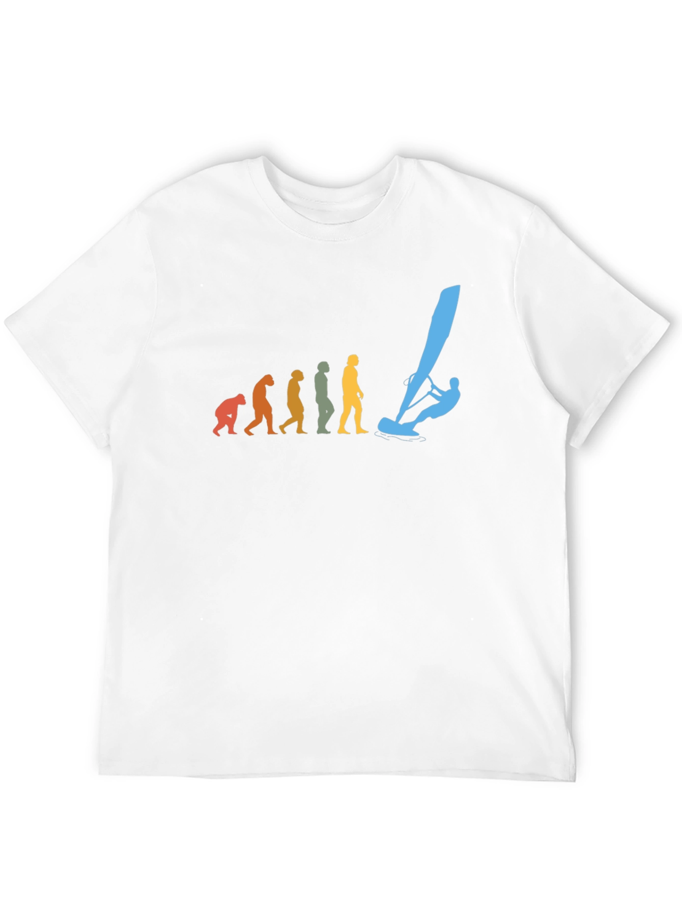 Evolution Windsurfing T-Shirt Black Cotton