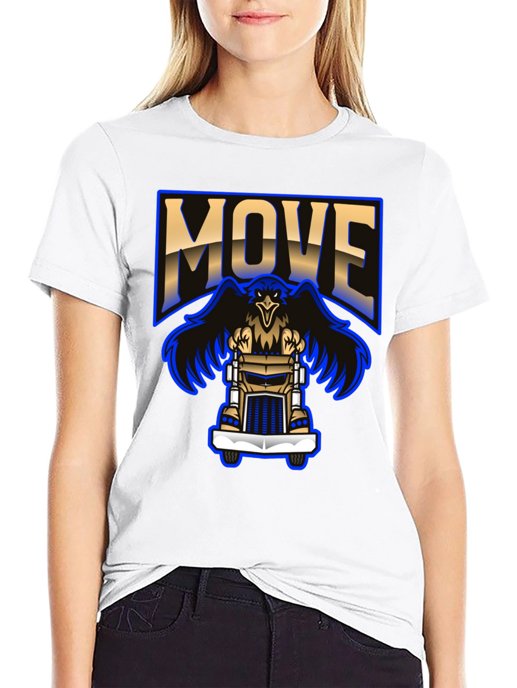 Eagle Trucker T-Shirt - Move With Power