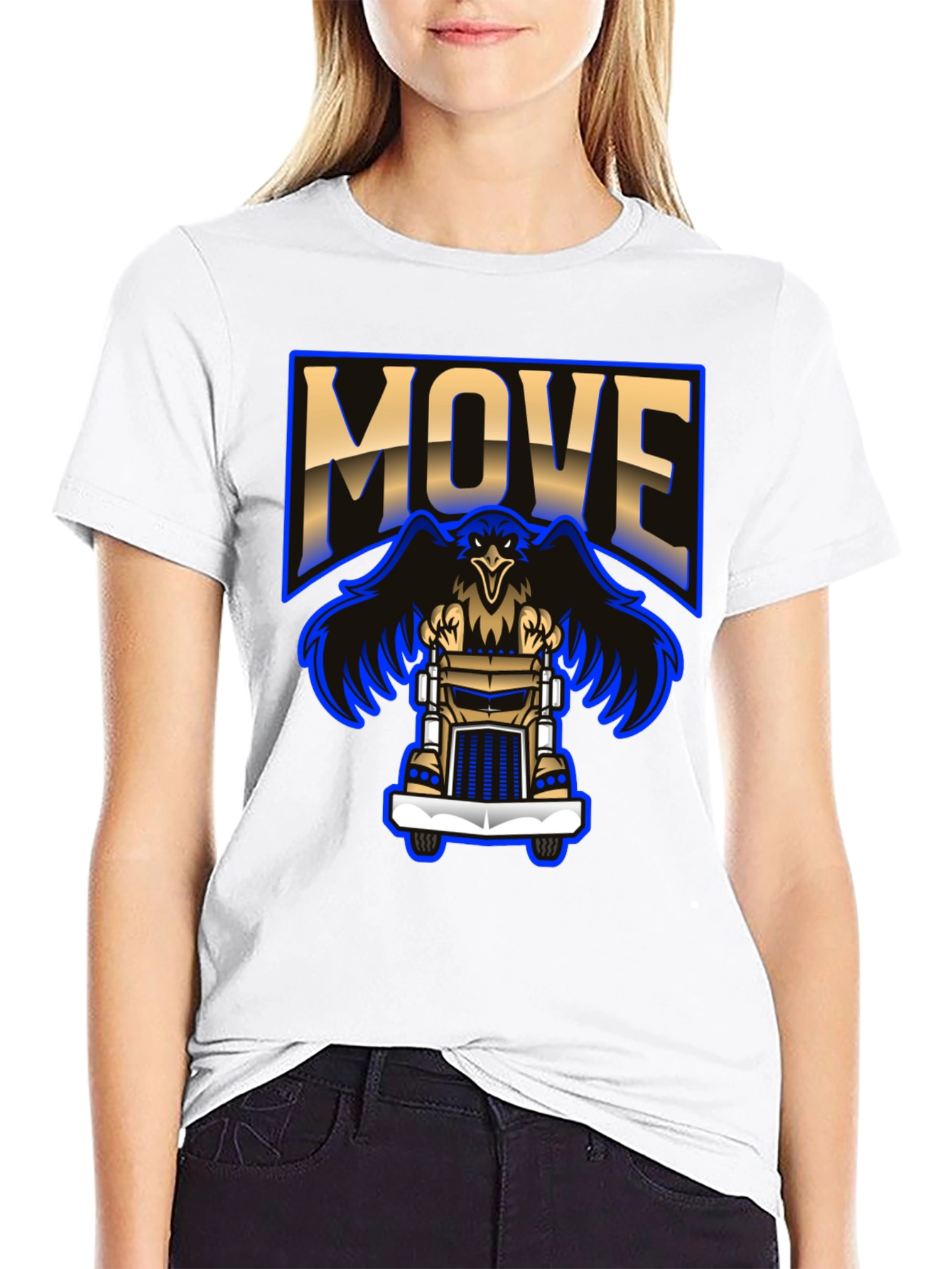 Eagle Trucker T-Shirt - Move With Power