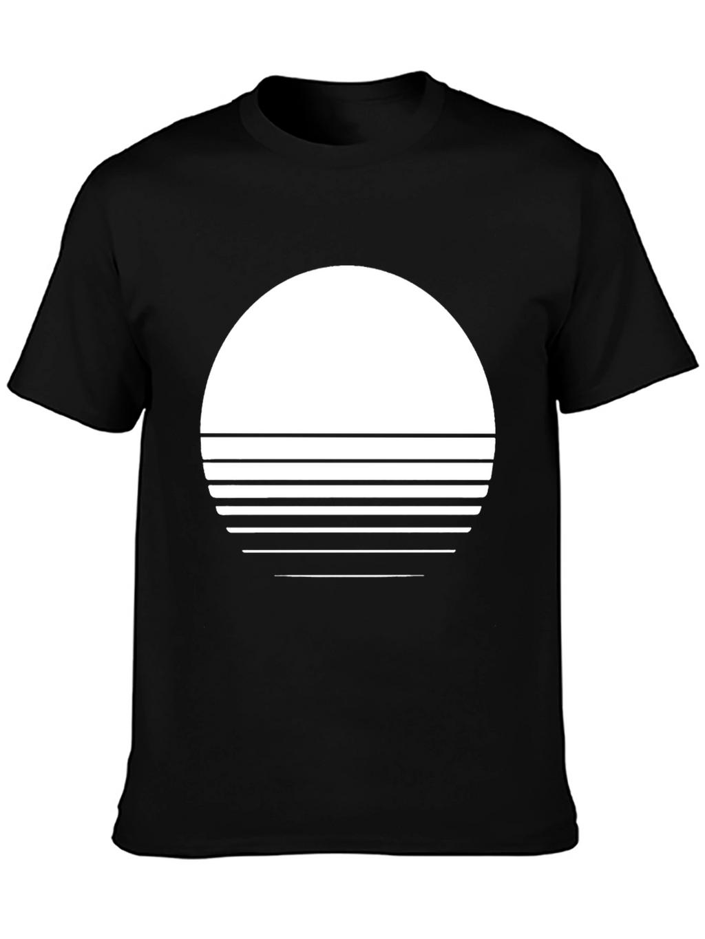 Minimalist Retro Sunset Graphic Tee