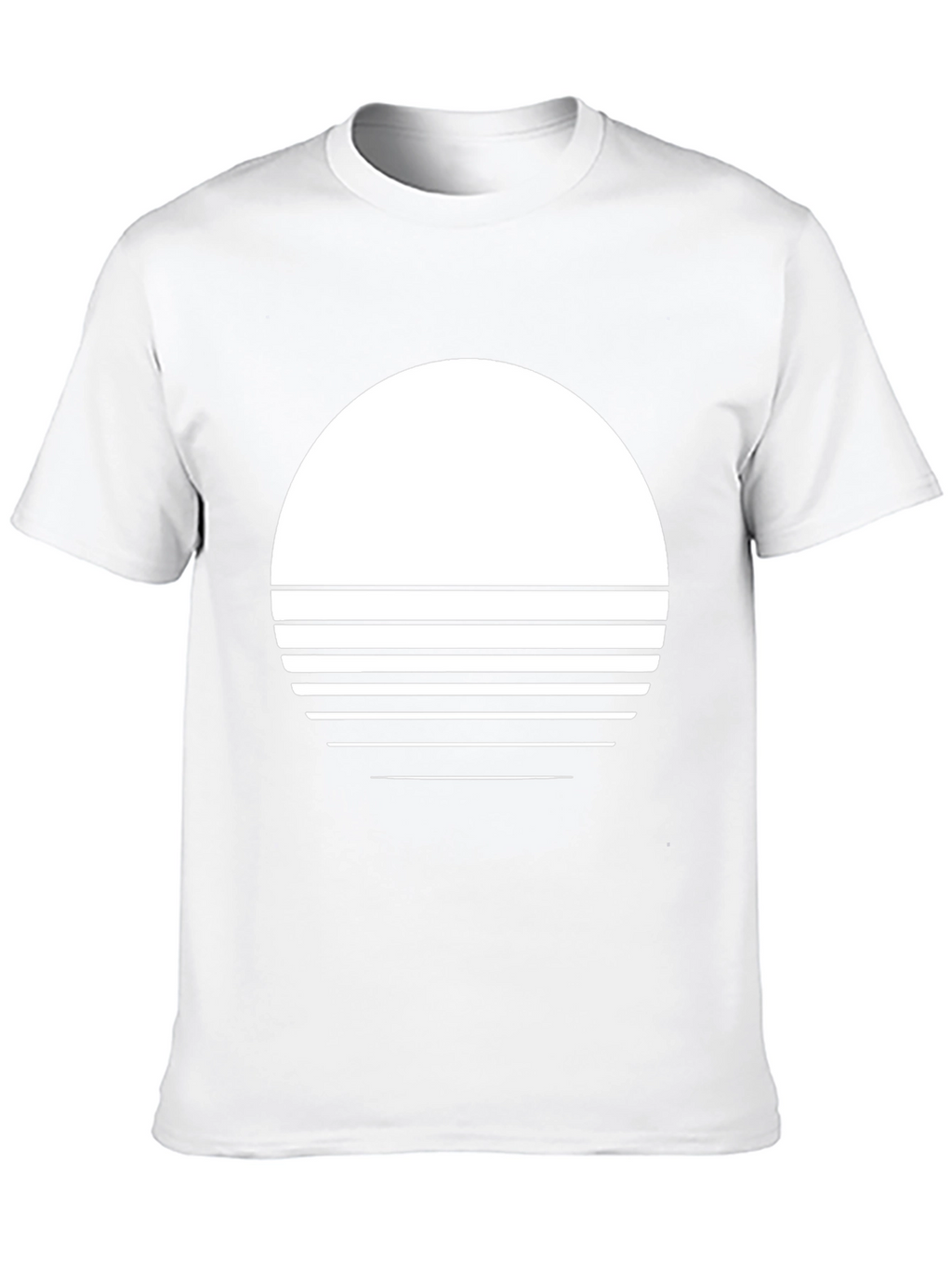 Minimalist Retro Sunset Graphic Tee