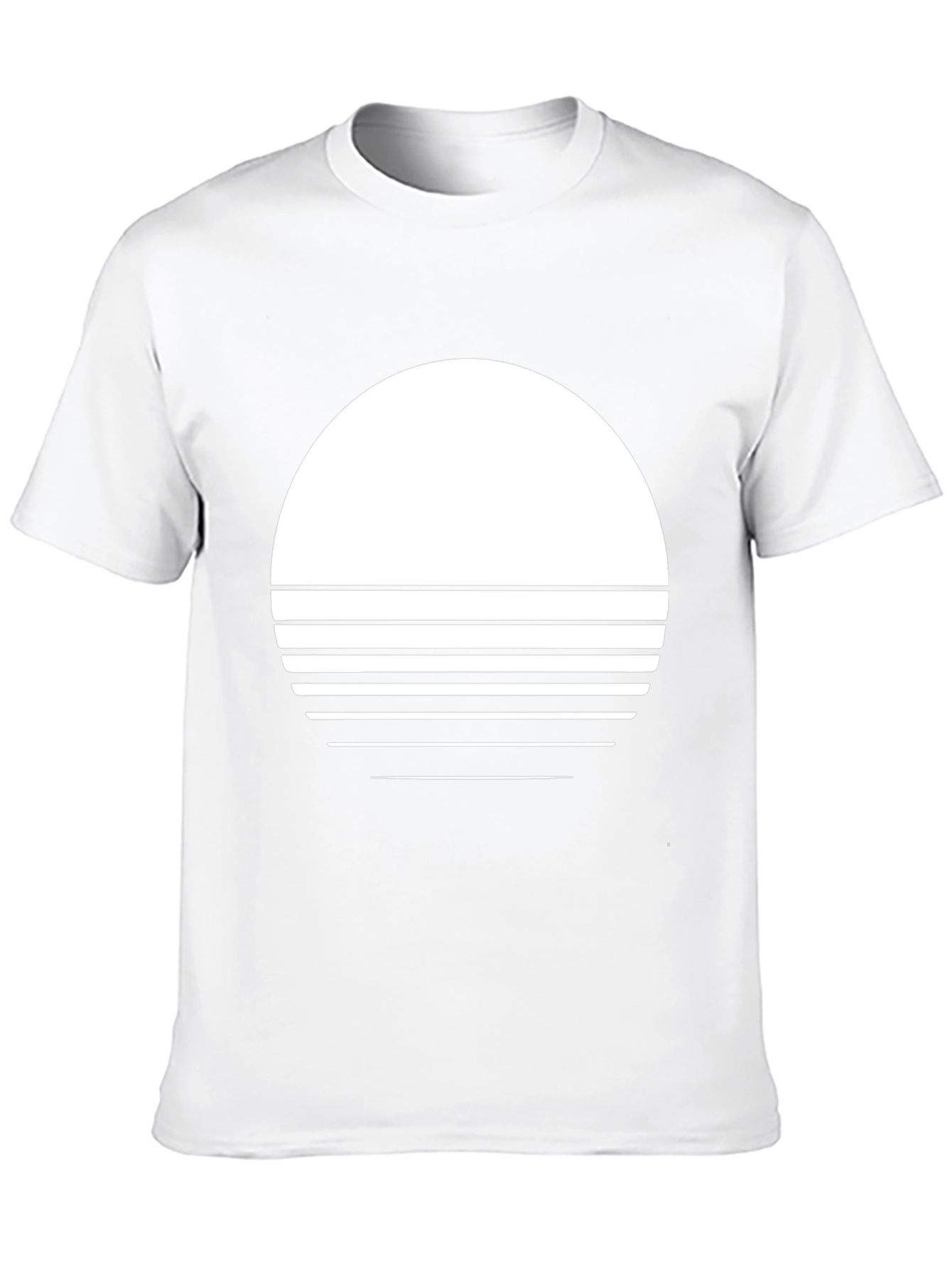 Minimalist Retro Sunset Graphic Tee