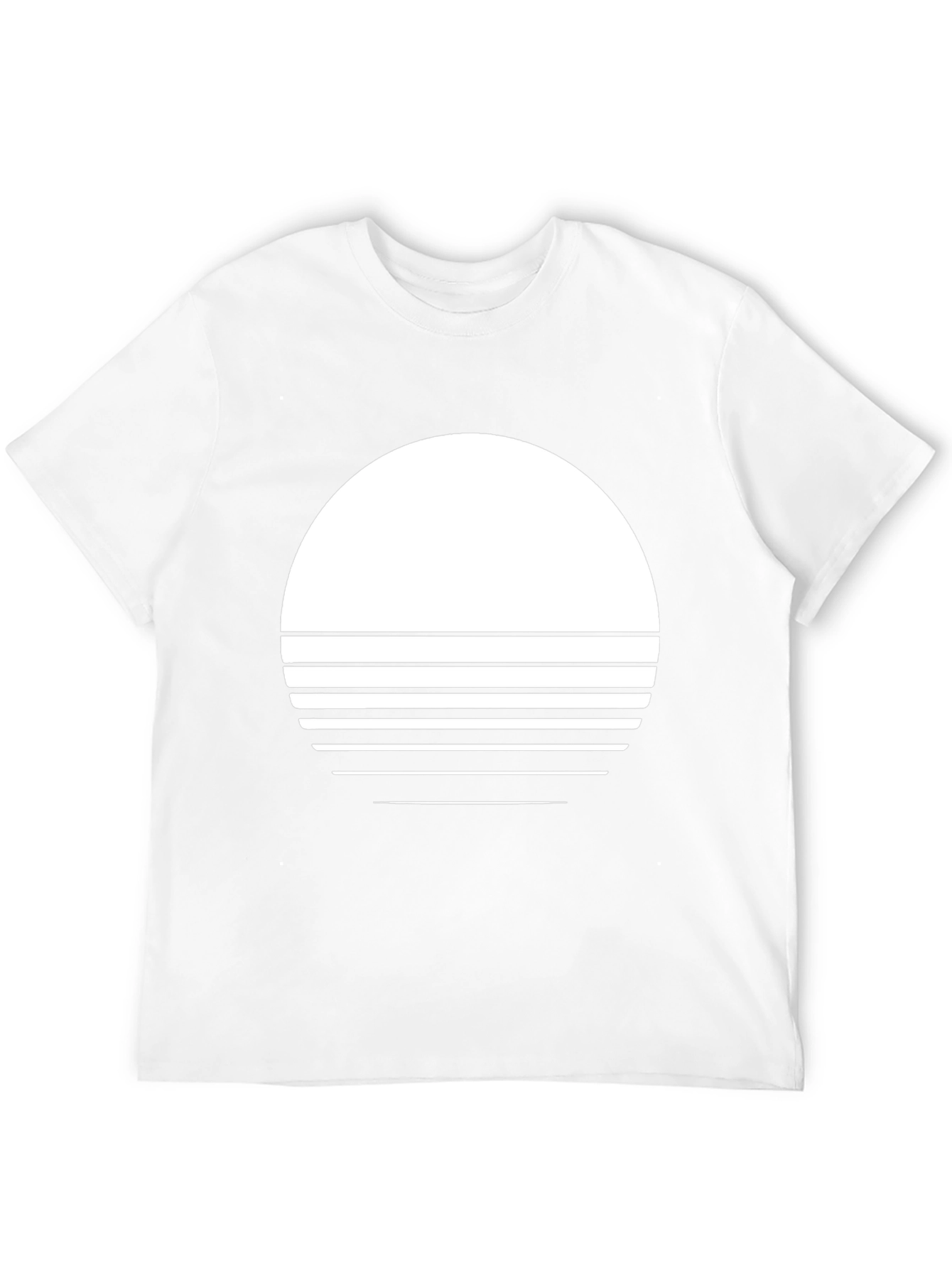Minimalist Retro Sunset Graphic Tee