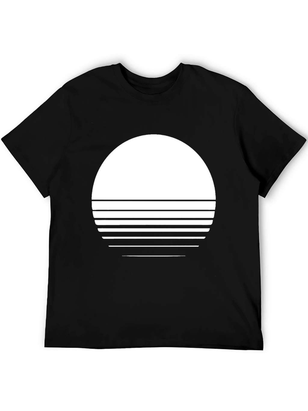 Minimalist Retro Sunset Graphic Tee