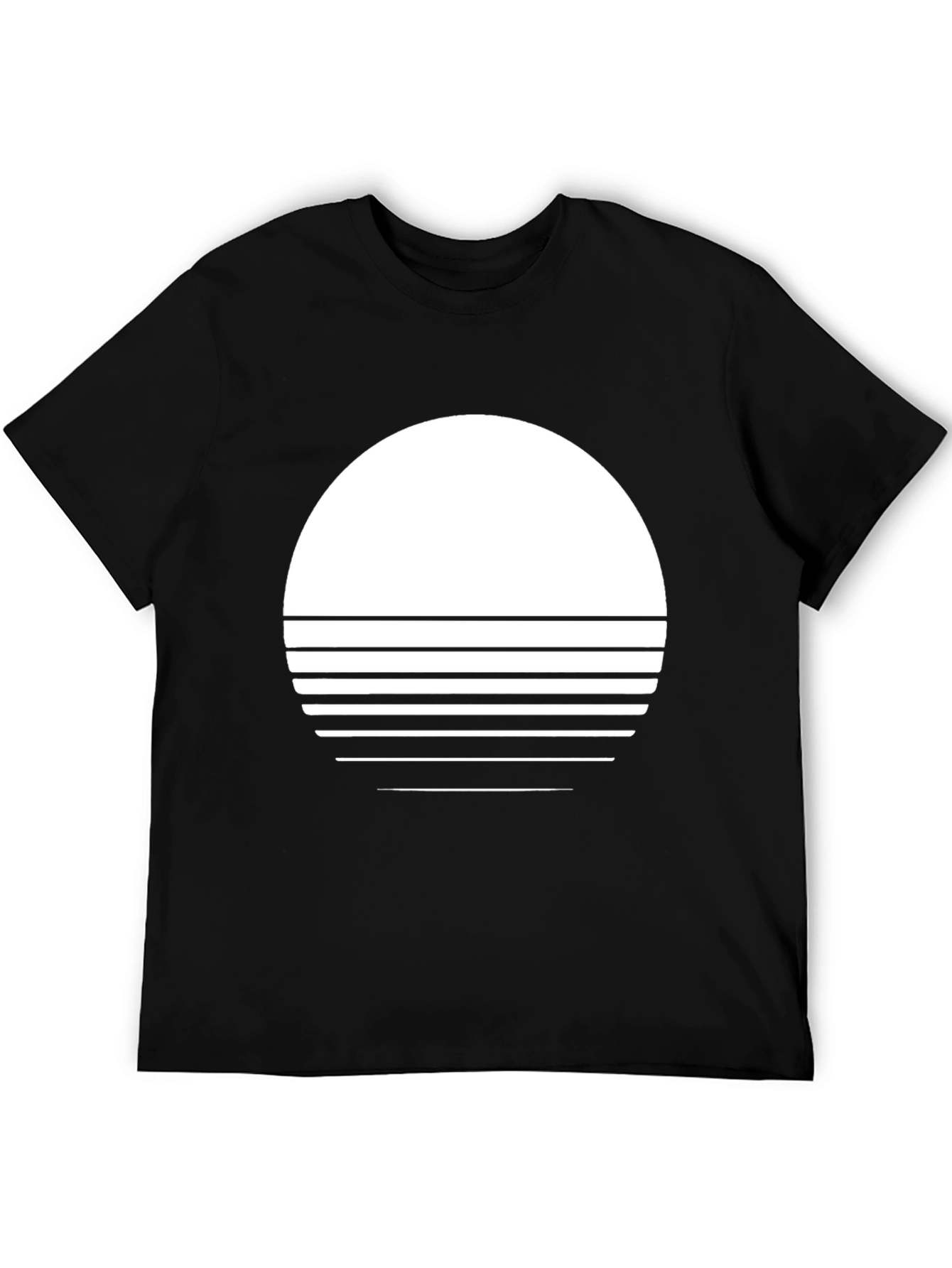 Minimalist Retro Sunset Graphic Tee