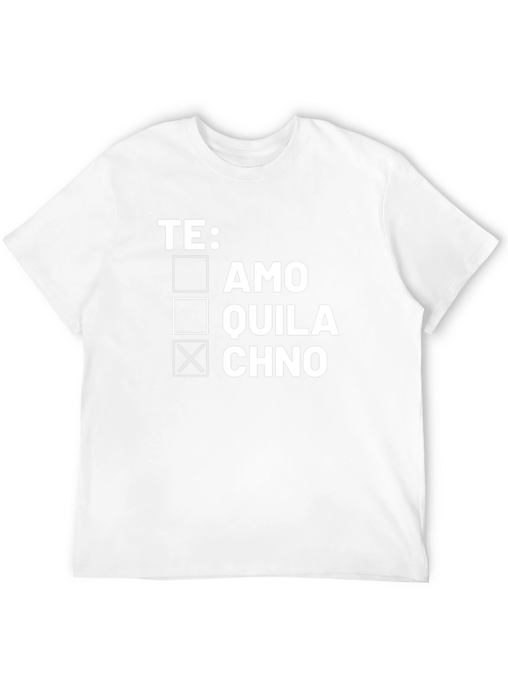 Funny Spanish Te Quila Chno Graphic Tee