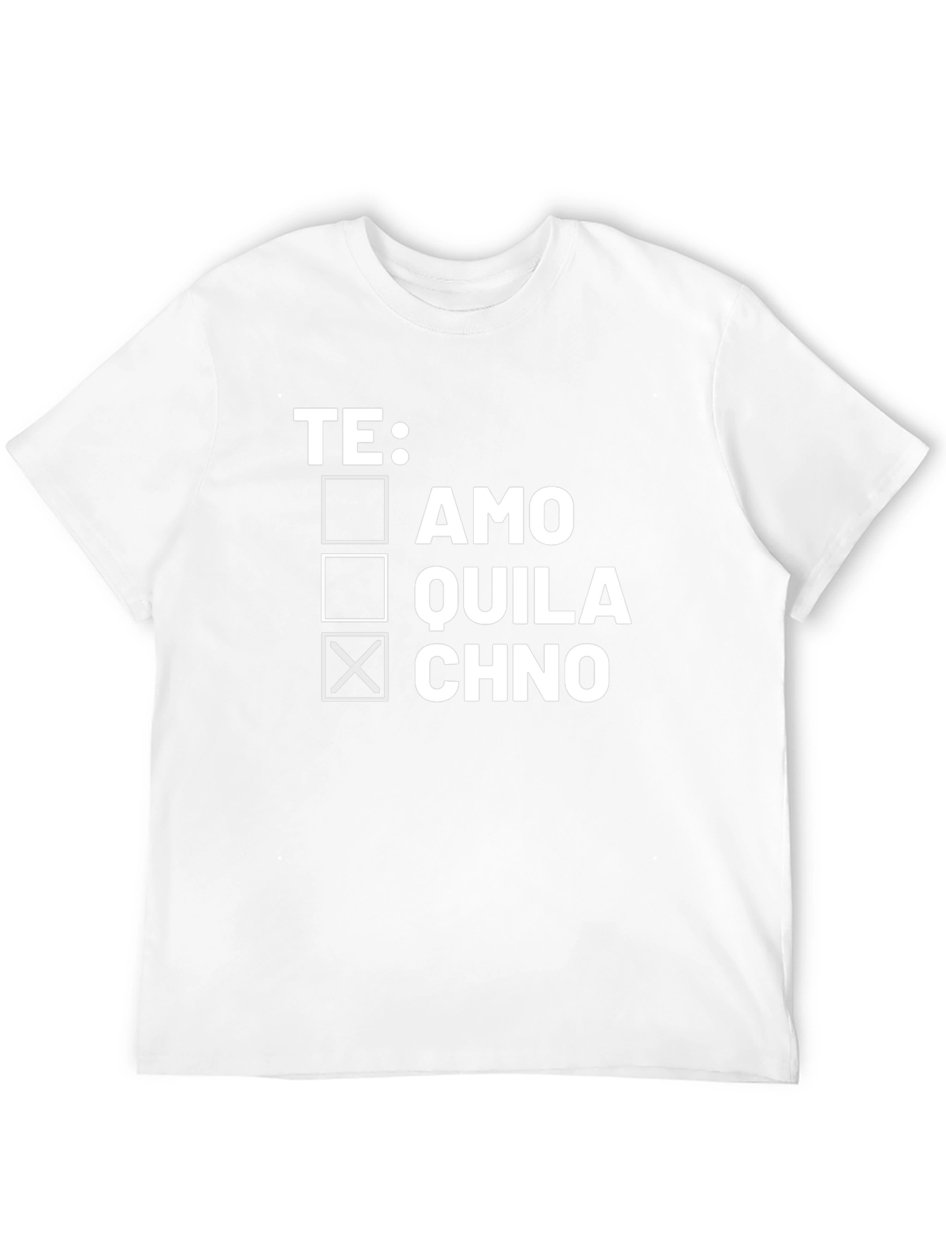 Funny Spanish Te Quila Chno Graphic Tee