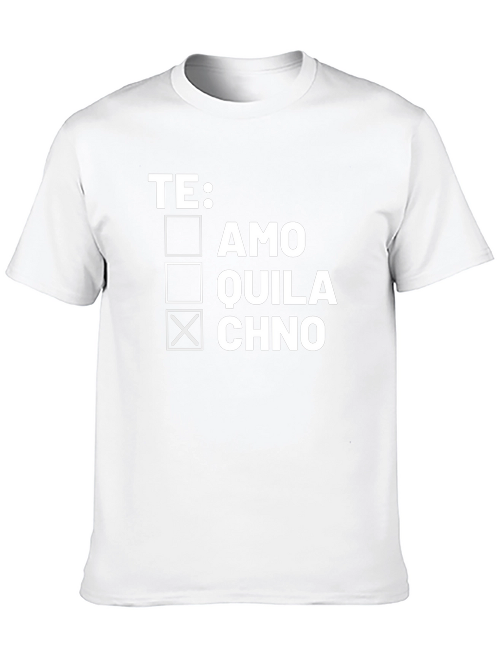 Funny Spanish Te Quila Chno Graphic Tee