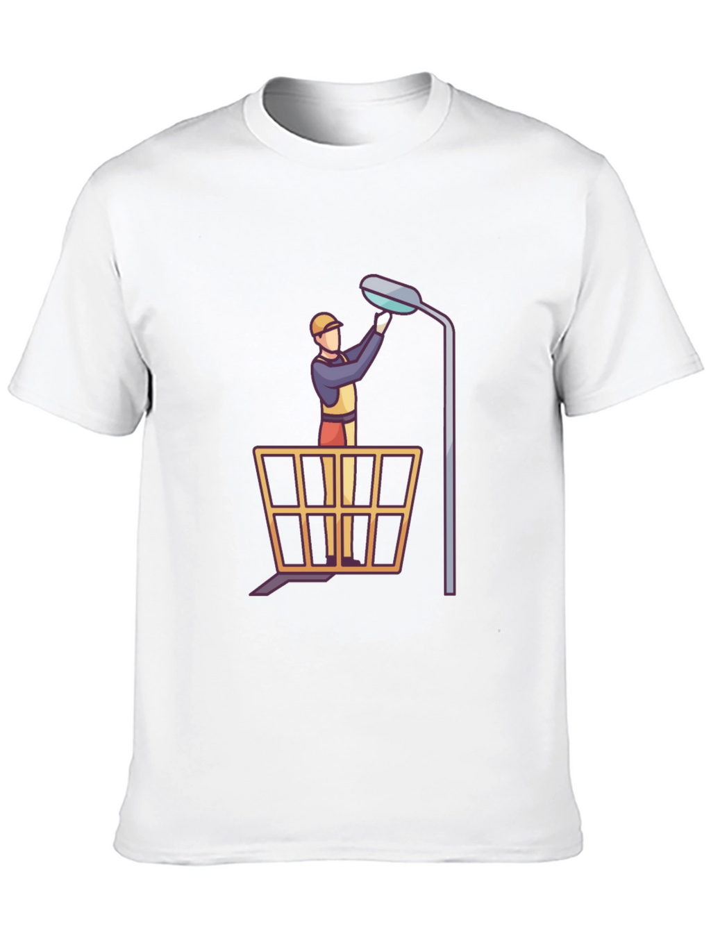 Street Light Repairman Graphic Tee - Black