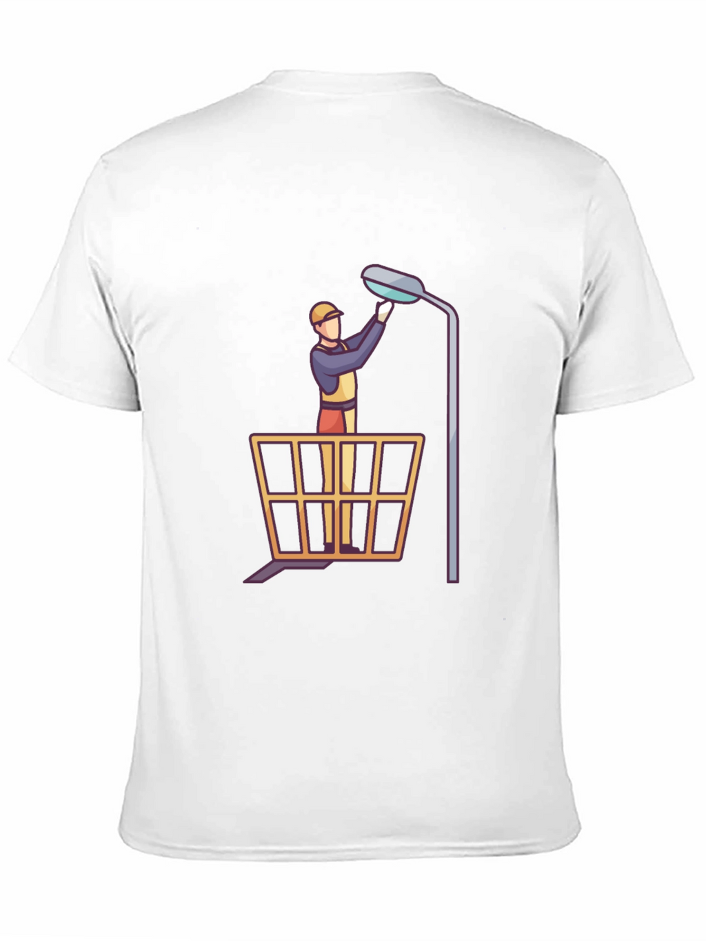 Street Light Repairman Graphic Tee - Black