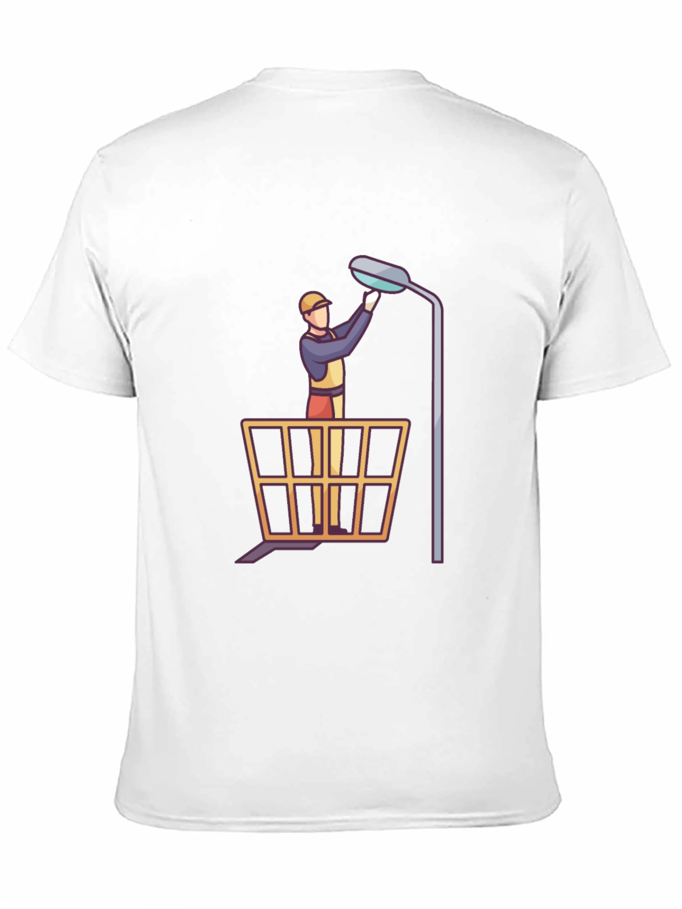 Street Light Repairman Graphic Tee - Black