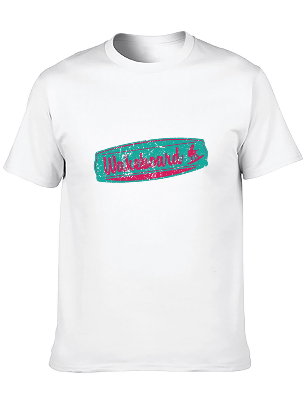Retro Wakeboard Graphic Tee - Black