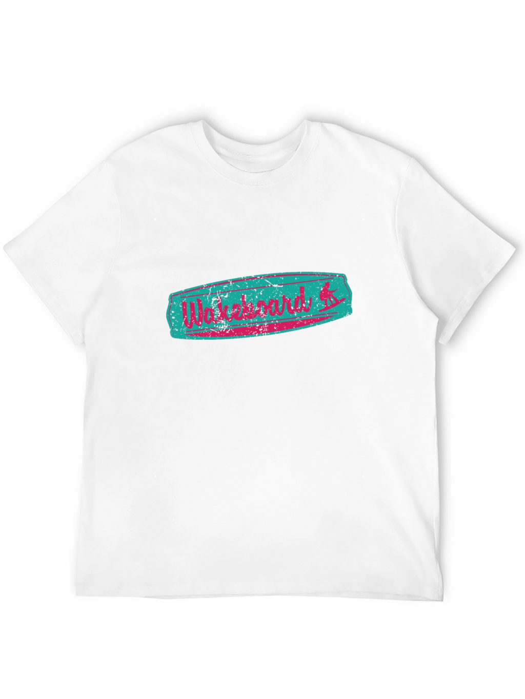 Retro Wakeboard Graphic Tee - Black