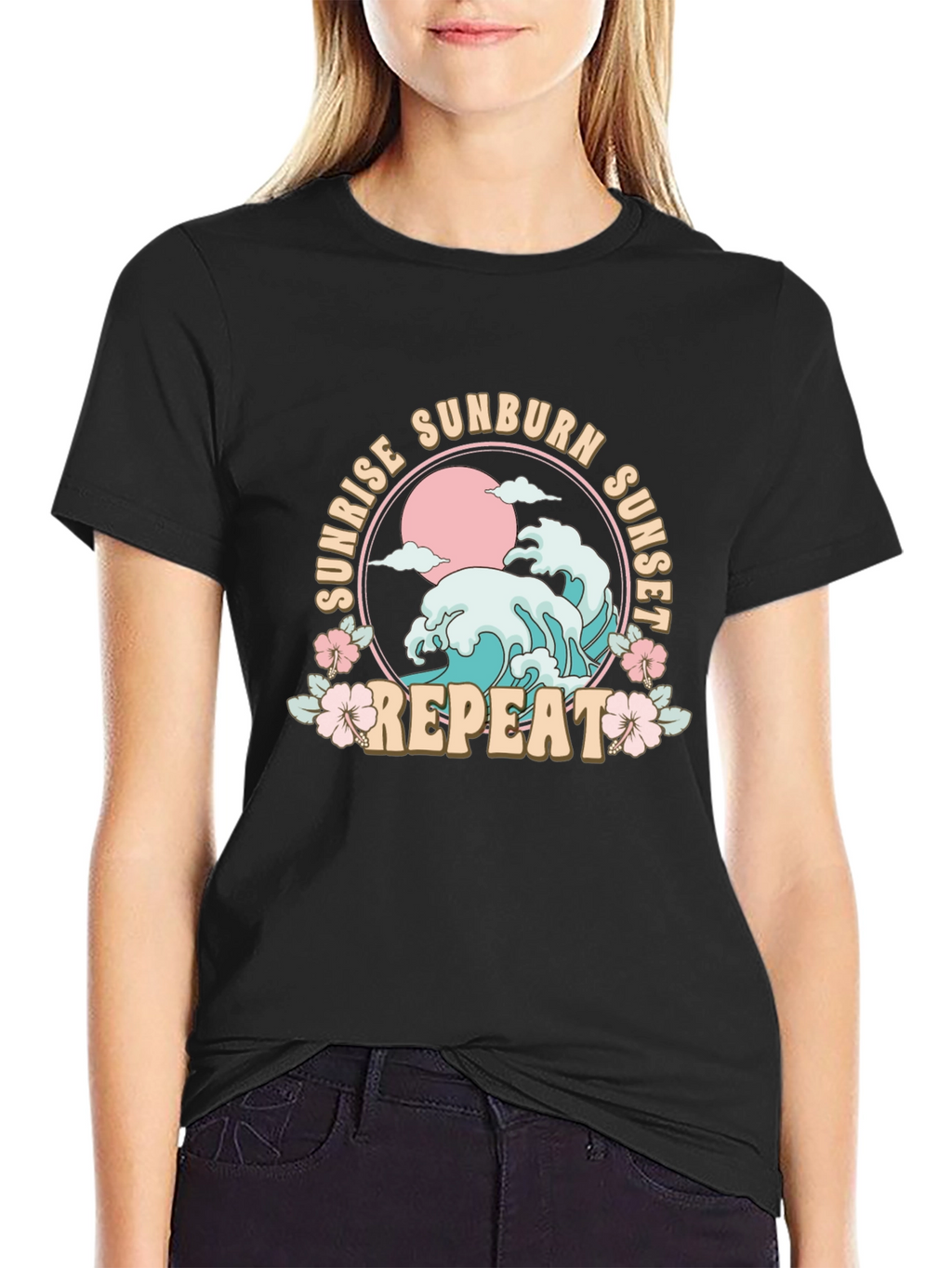 Sunrise Sunburn Sunset Repeat T-Shirt