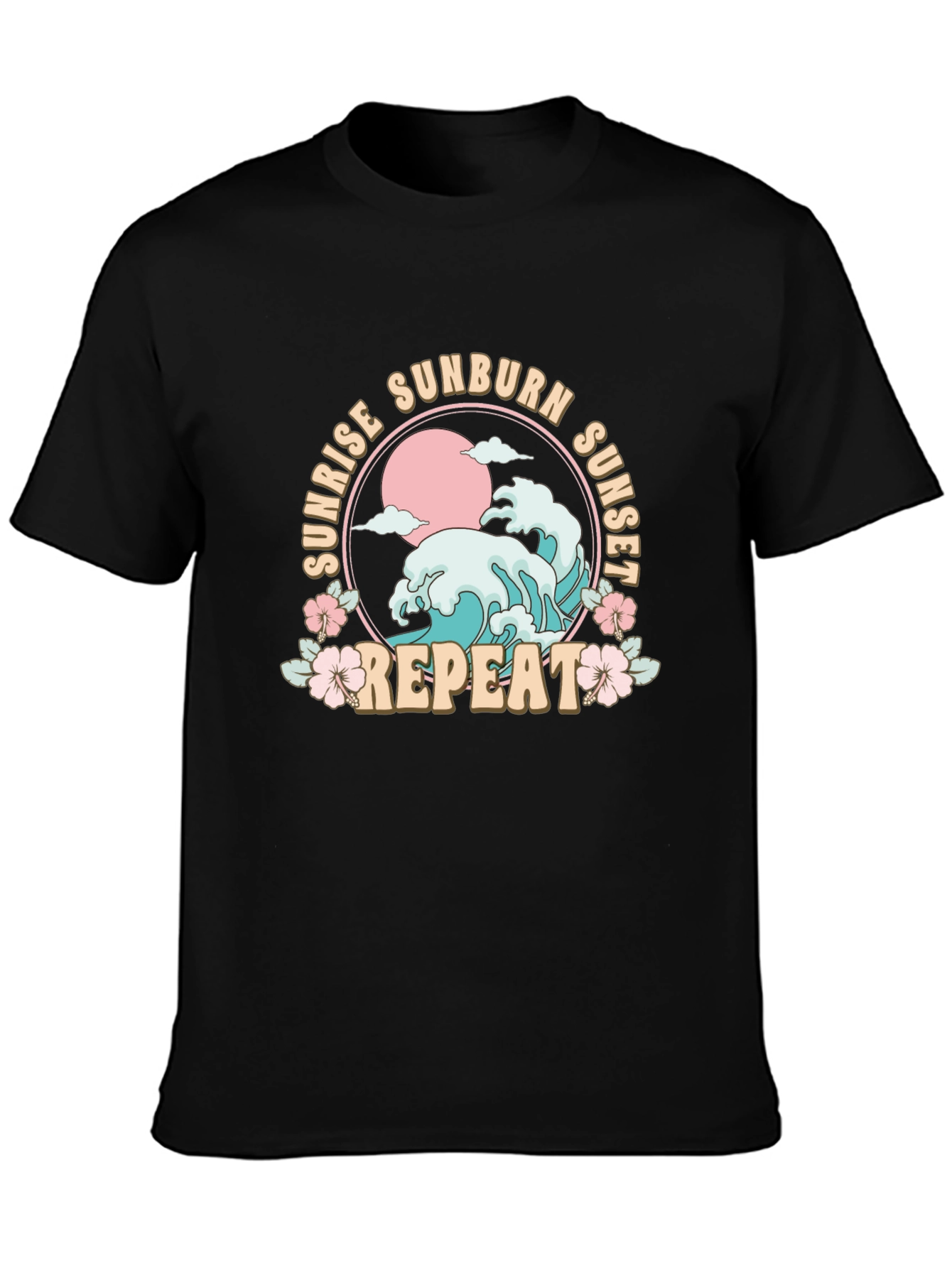 Sunrise Sunburn Sunset Repeat T-Shirt