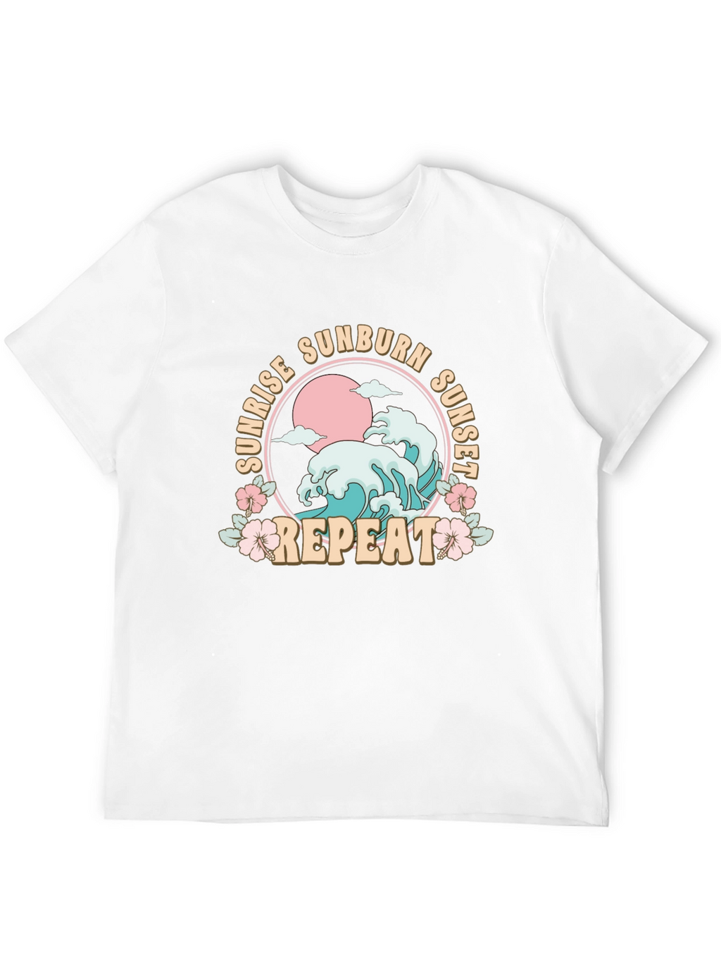 Sunrise Sunburn Sunset Repeat T-Shirt