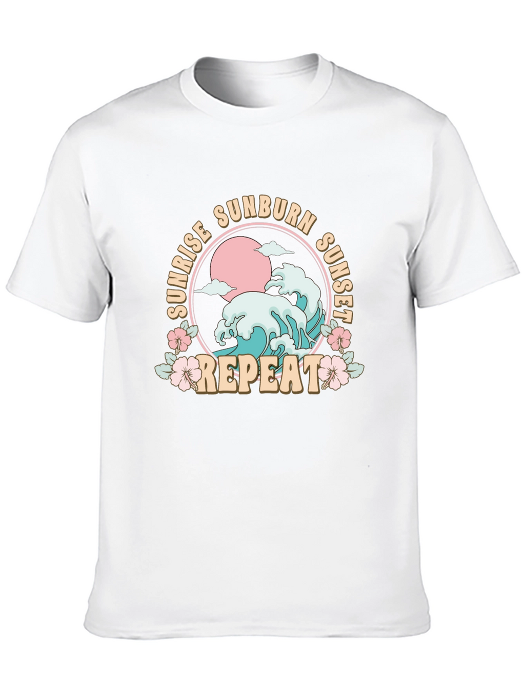 Sunrise Sunburn Sunset Repeat T-Shirt