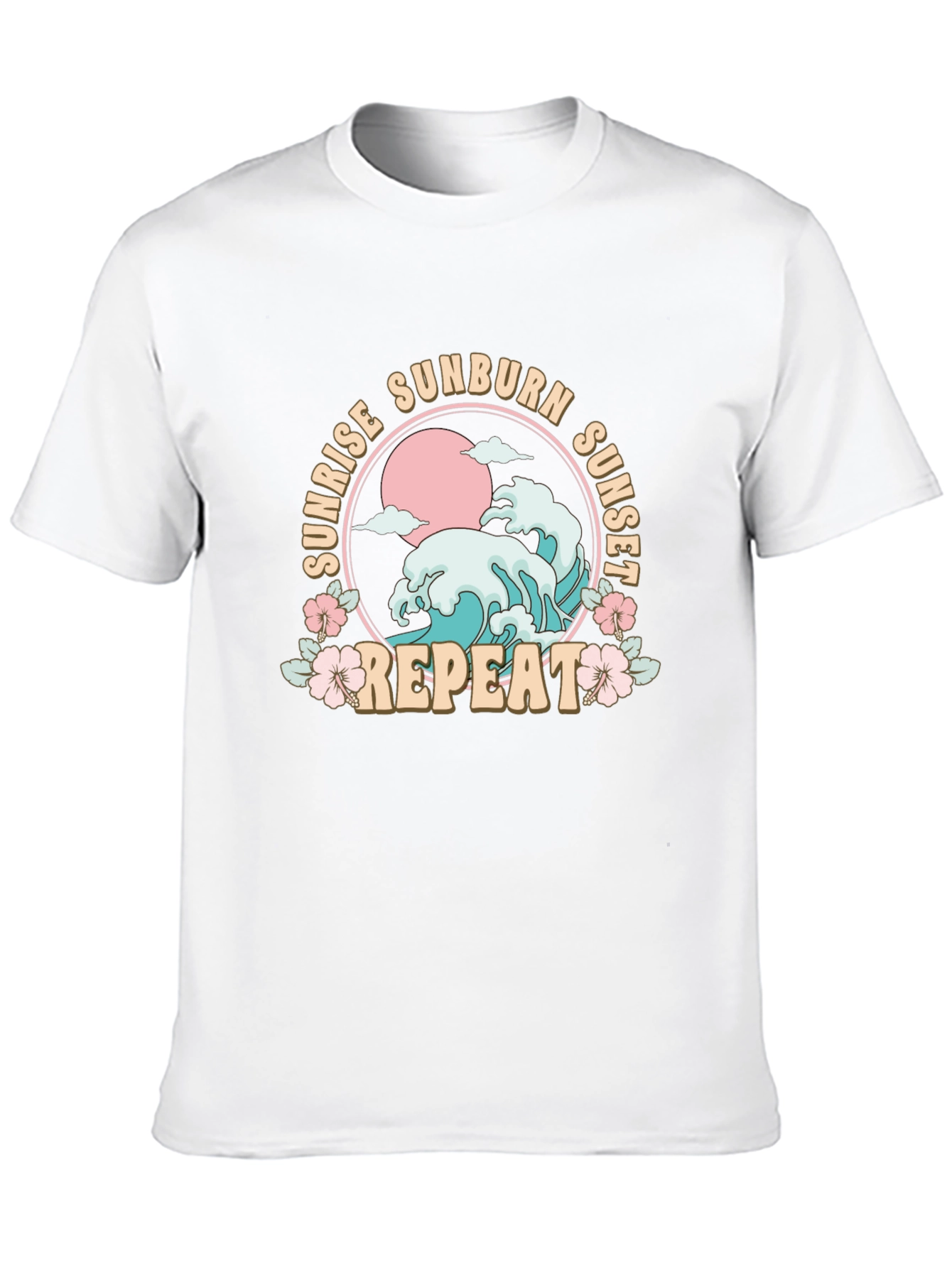 Sunrise Sunburn Sunset Repeat T-Shirt