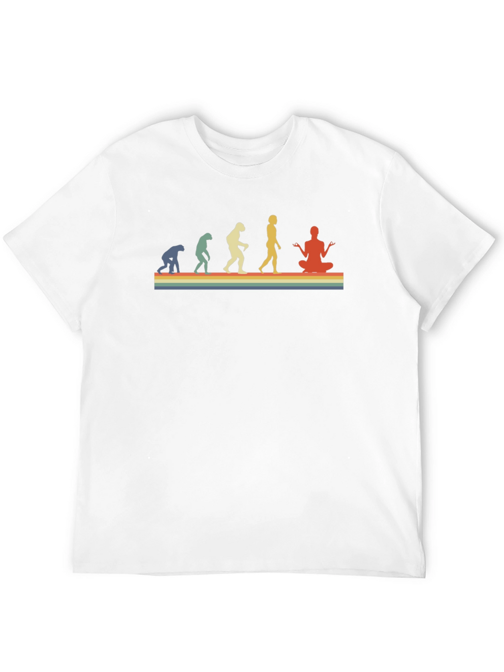 Evolution of Yoga Black T-Shirt