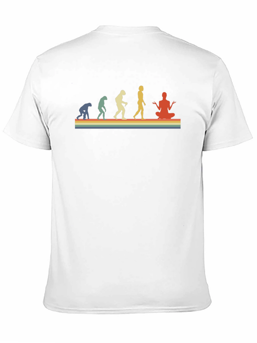 Evolution of Yoga Black T-Shirt