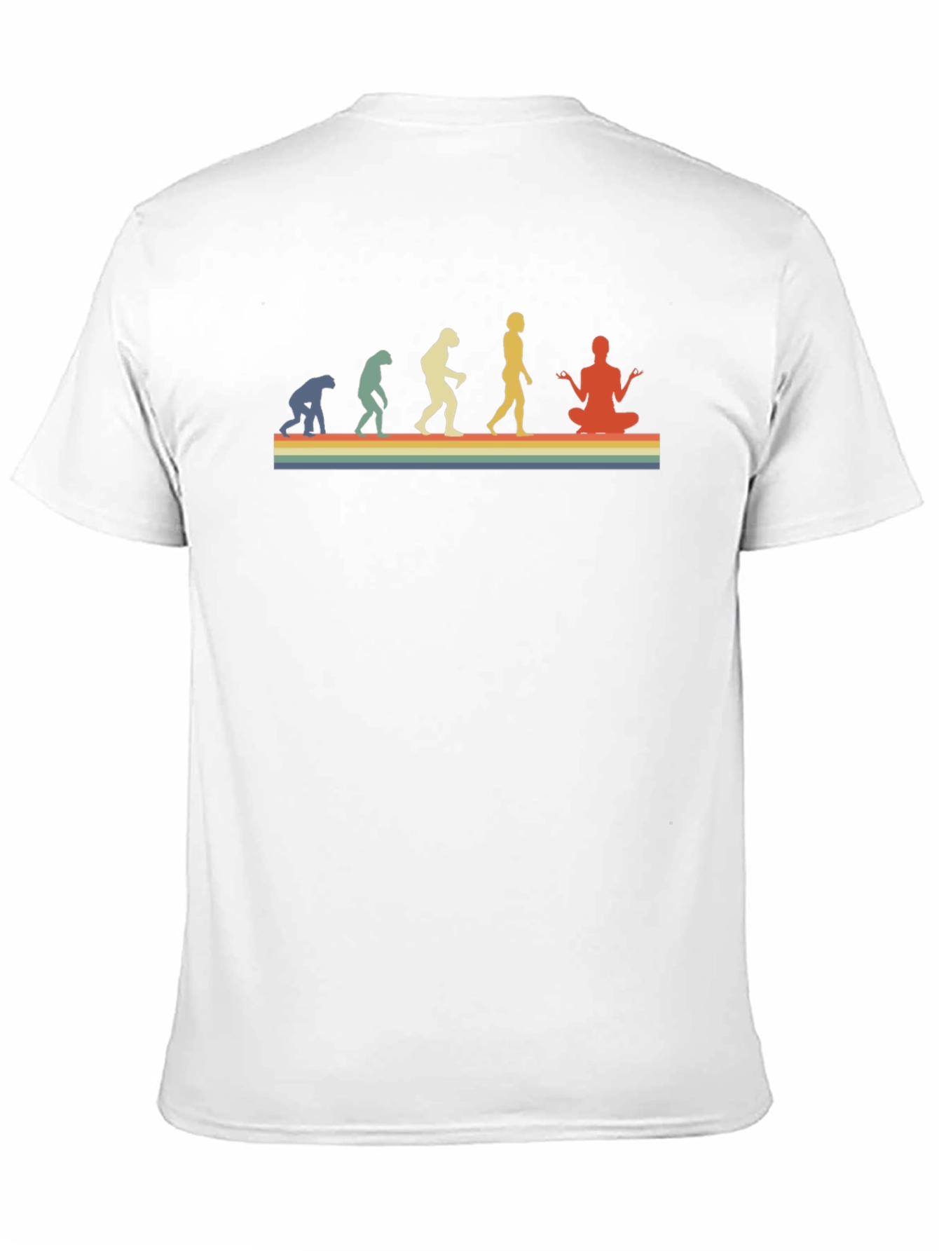 Evolution of Yoga Black T-Shirt