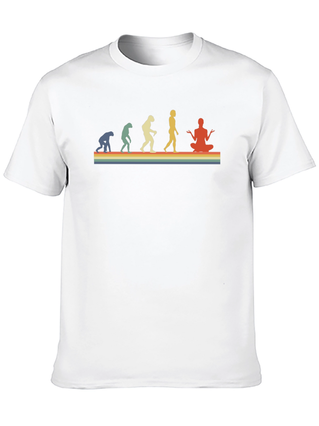 Evolution of Yoga Black T-Shirt