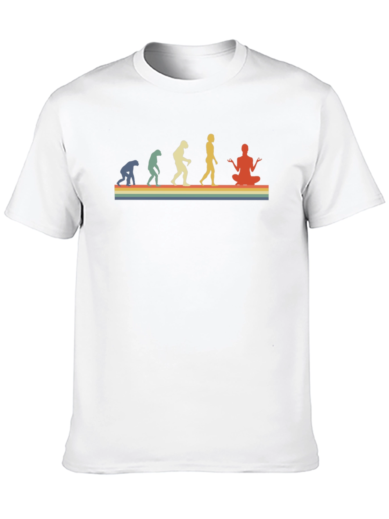 Evolution of Yoga Black T-Shirt