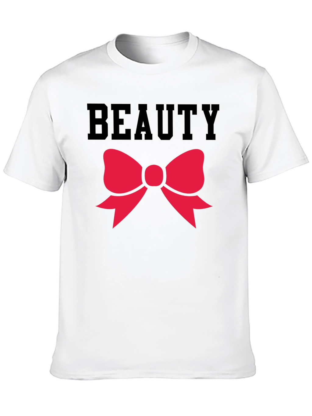 Beauty Bow Graphic Tee - Black Unisex Shirt