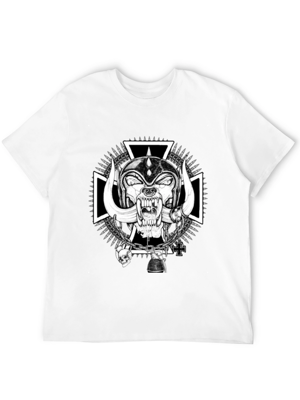 Skull Tee - Black Motorhead Graphic T-Shirt
