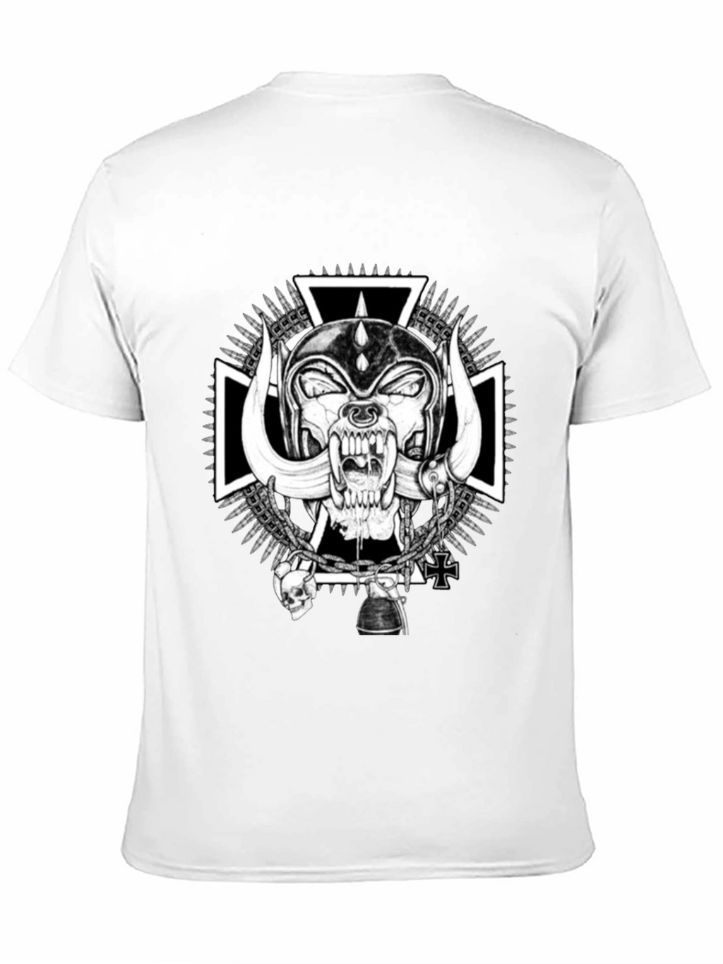Skull Tee - Black Motorhead Graphic T-Shirt