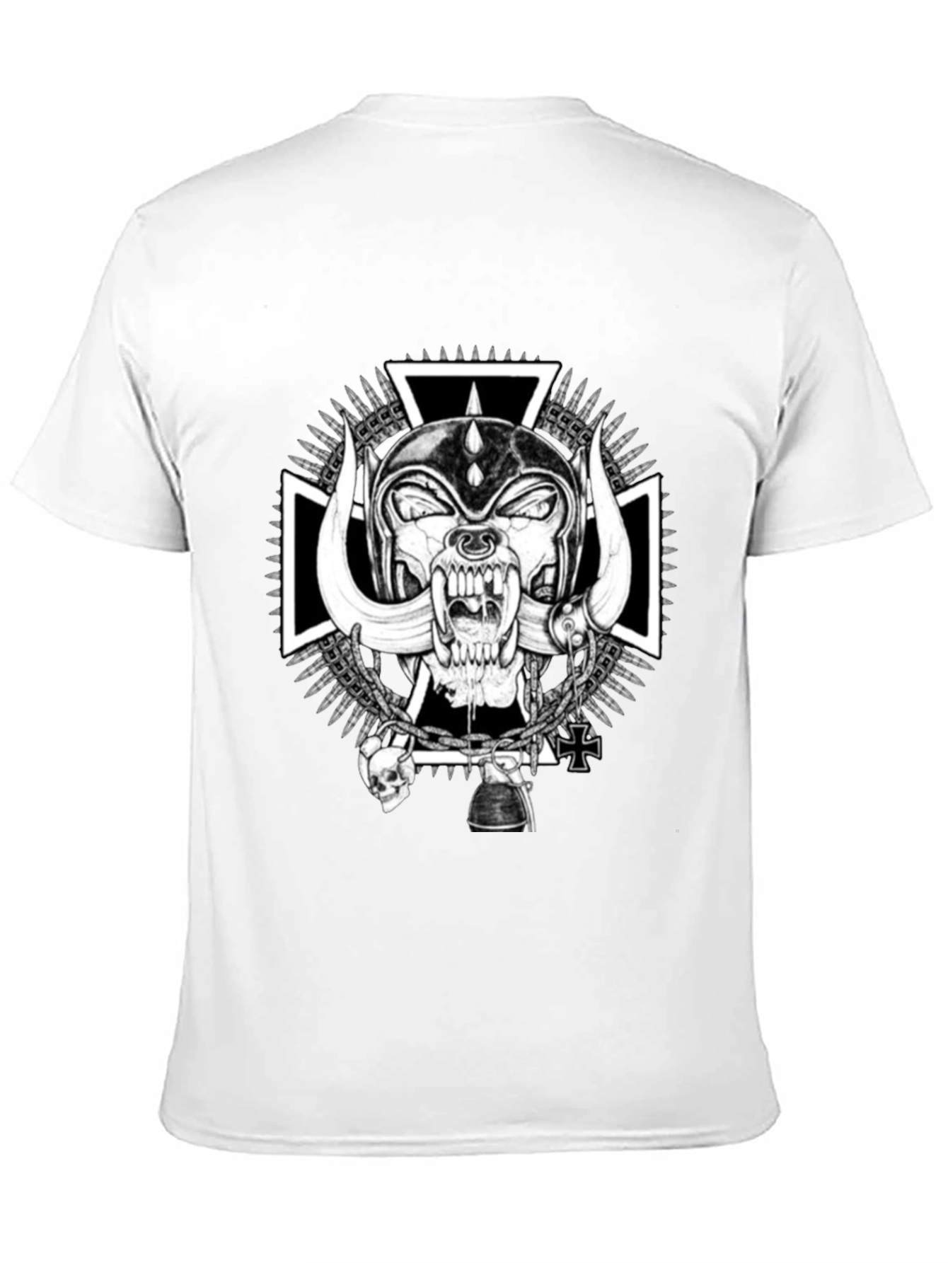 Skull Tee - Black Motorhead Graphic T-Shirt