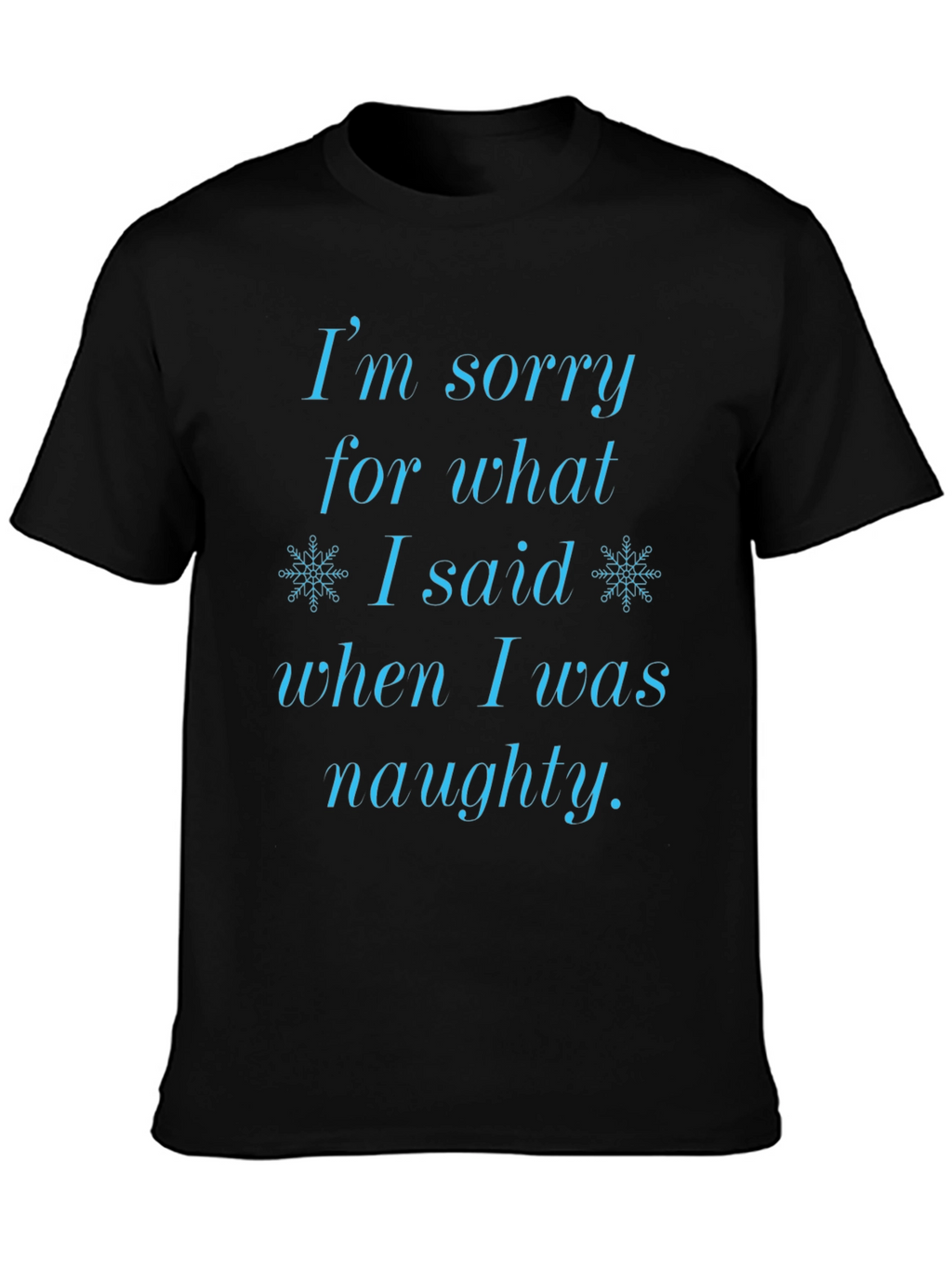 Naughty Apology T-Shirt