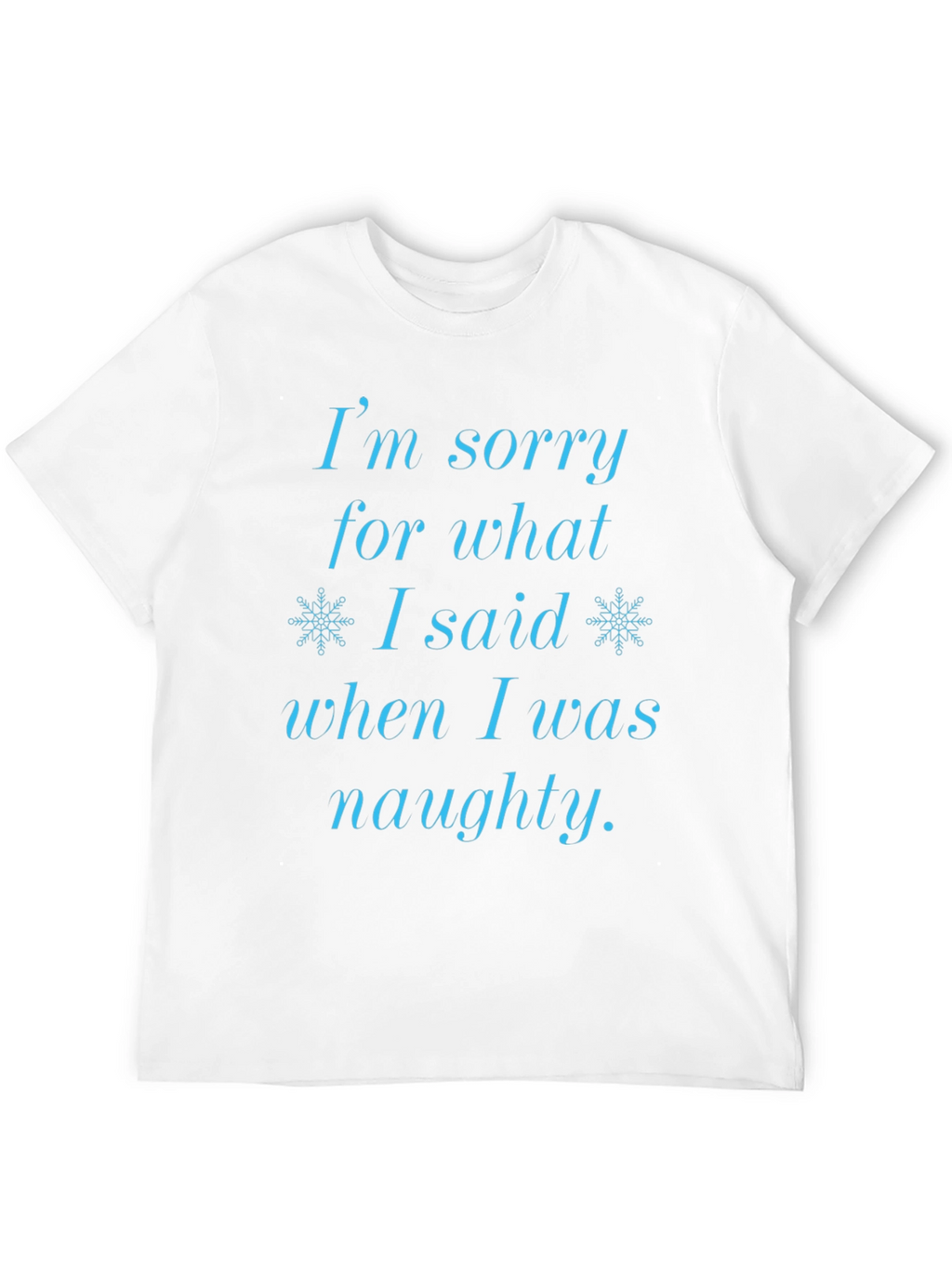 Naughty Apology T-Shirt