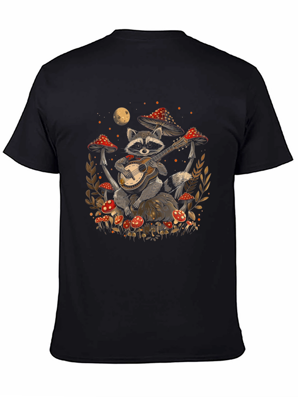 Raccoon Guitarist Graphic Tee